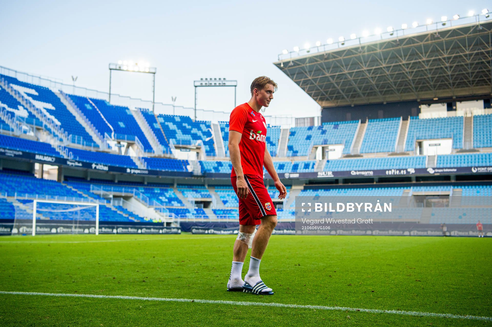 Kristian Thorstvedt of Norway looks dejected