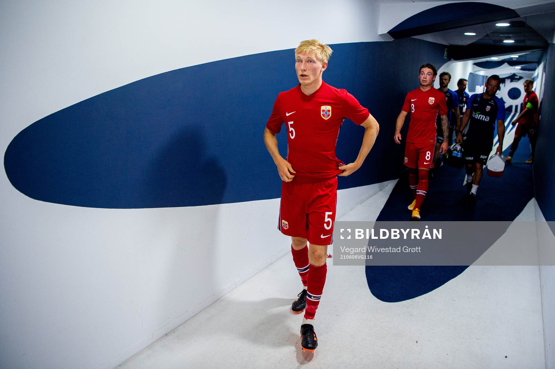 Birger Meling of Norway at half-time
