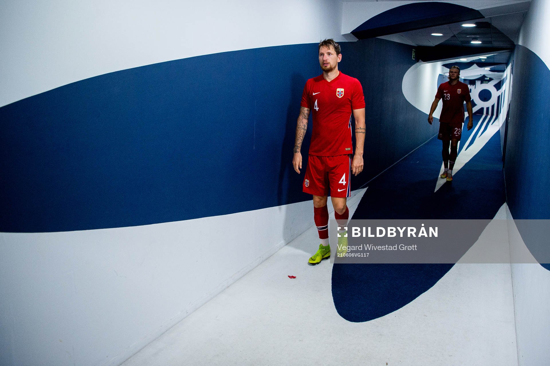 Stefan Strandberg of Norway at half-time