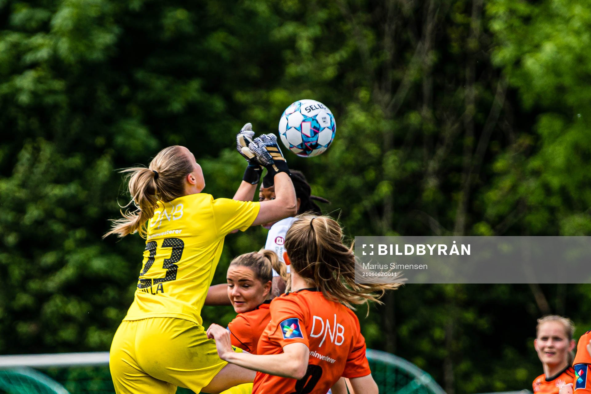 Goalkeeper Ingvild Thynes Villa of Åsane