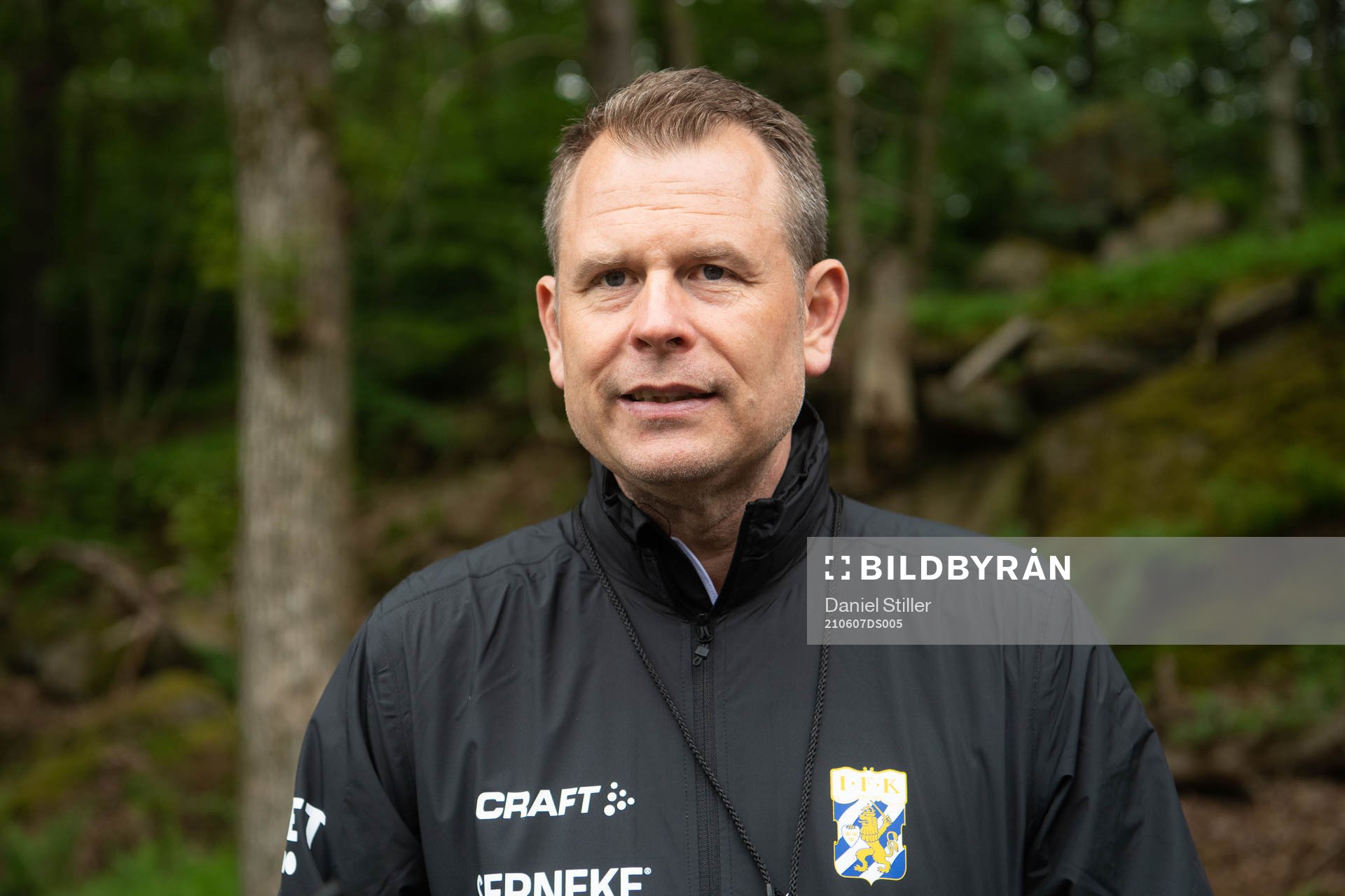 Tränare Mikael Stahre efter en träning med IFK Göteborg den 7 juni 2021 i Göteborg. 