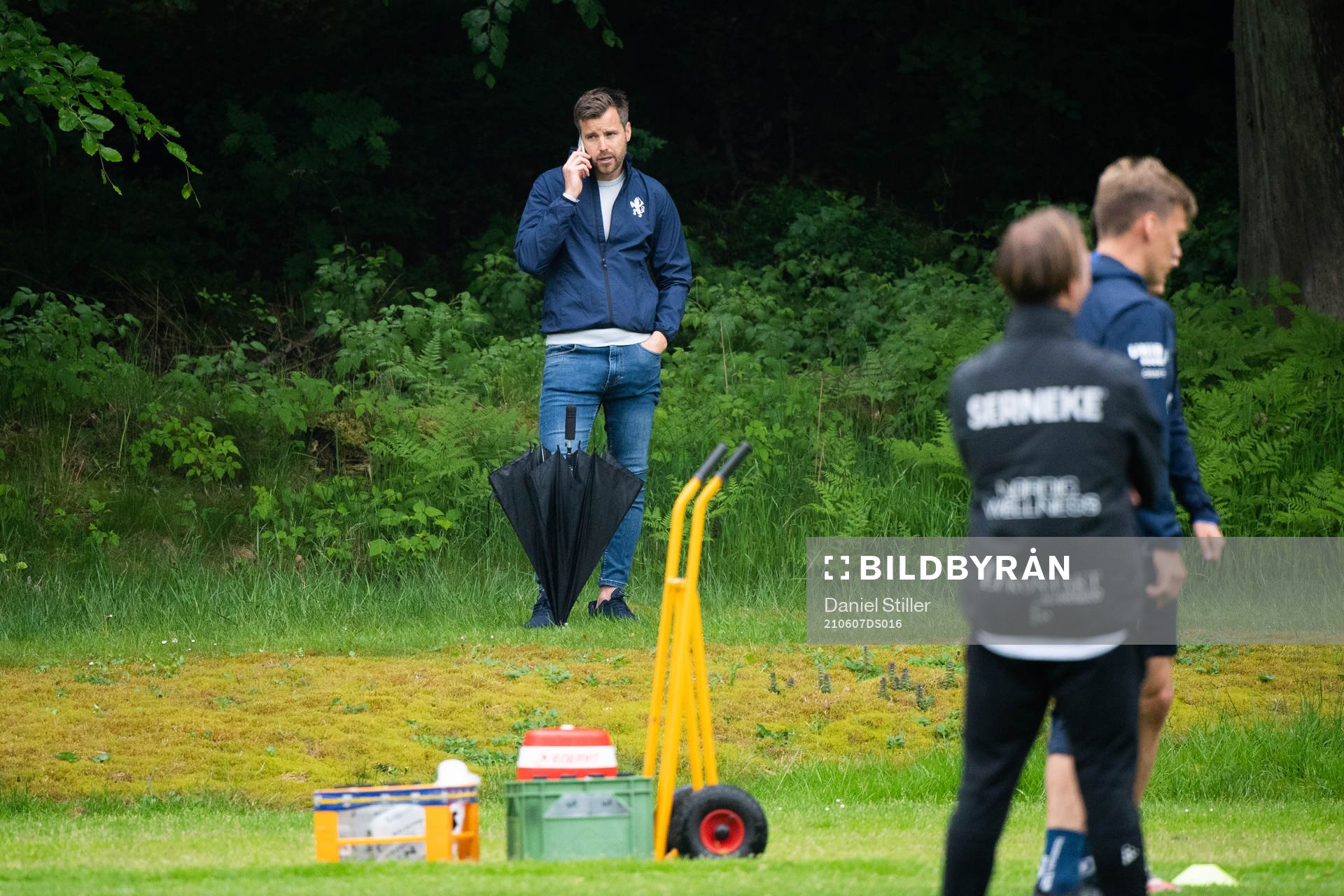 Sportchef Pontus Farnerud under en träning med IFK Göteborg den 7 juni 2021 i Göteborg. 