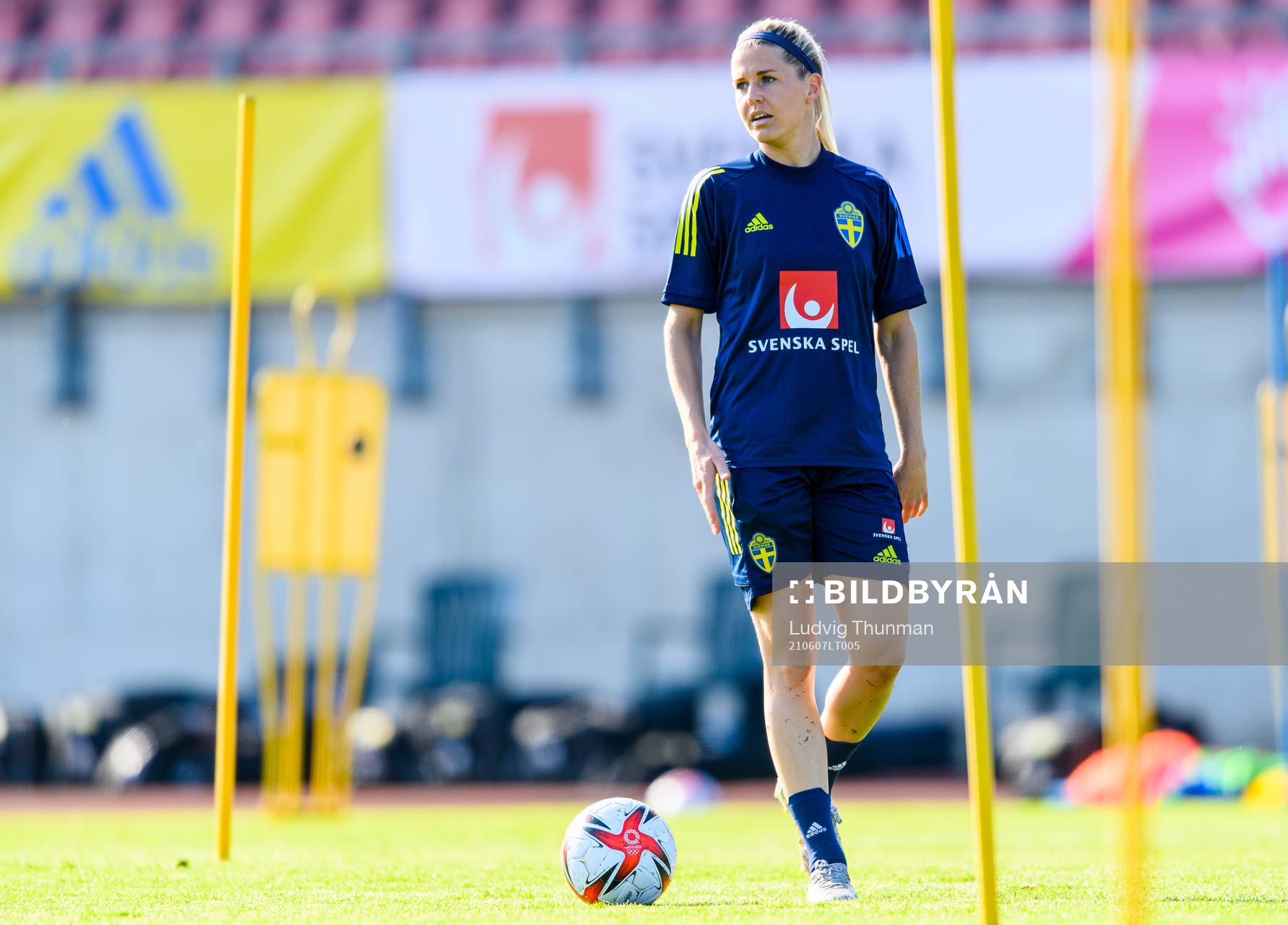 Olivia Schough of the Swedish women's national football team