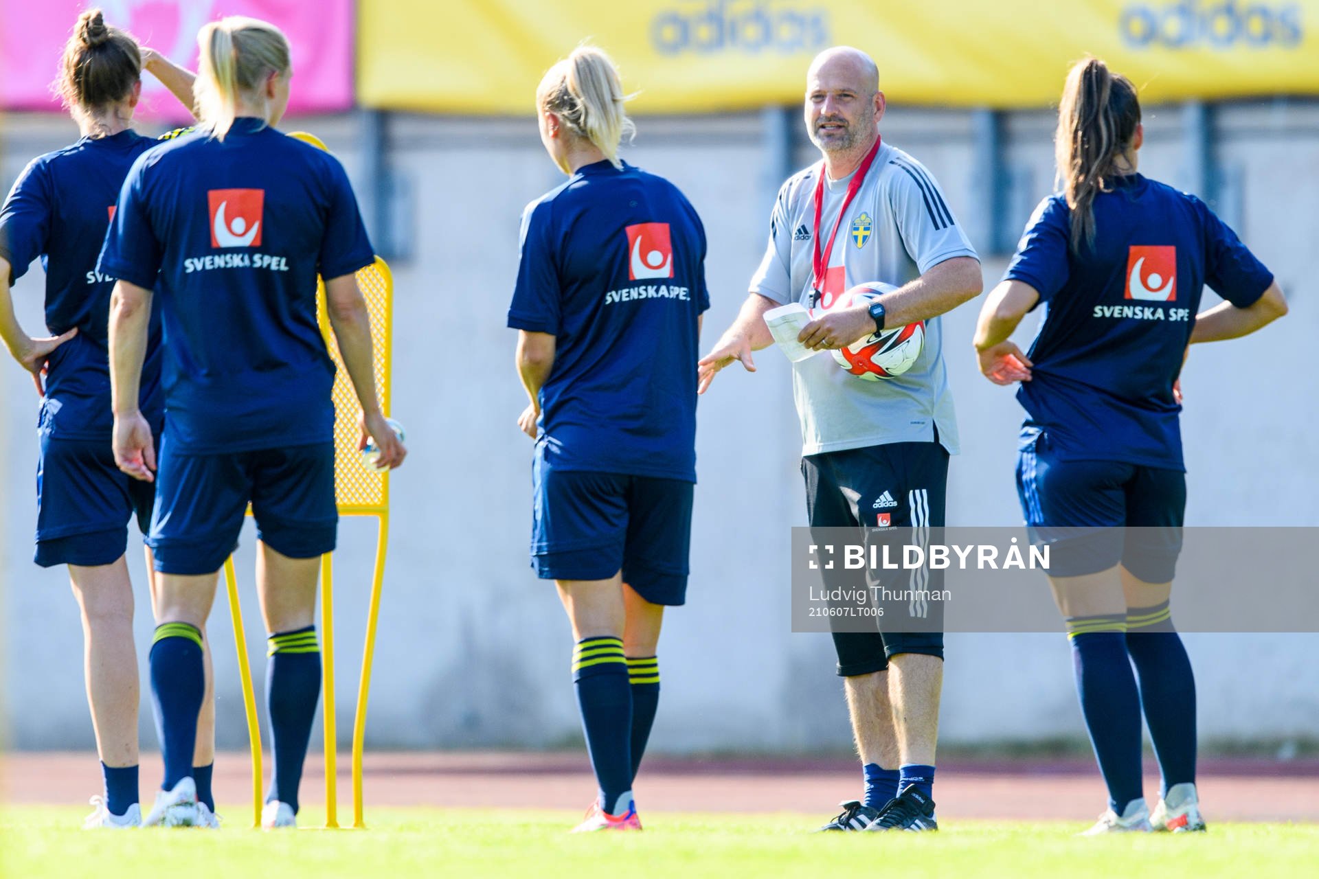 Magnus Wikman, assistant coach of the Swedish women's