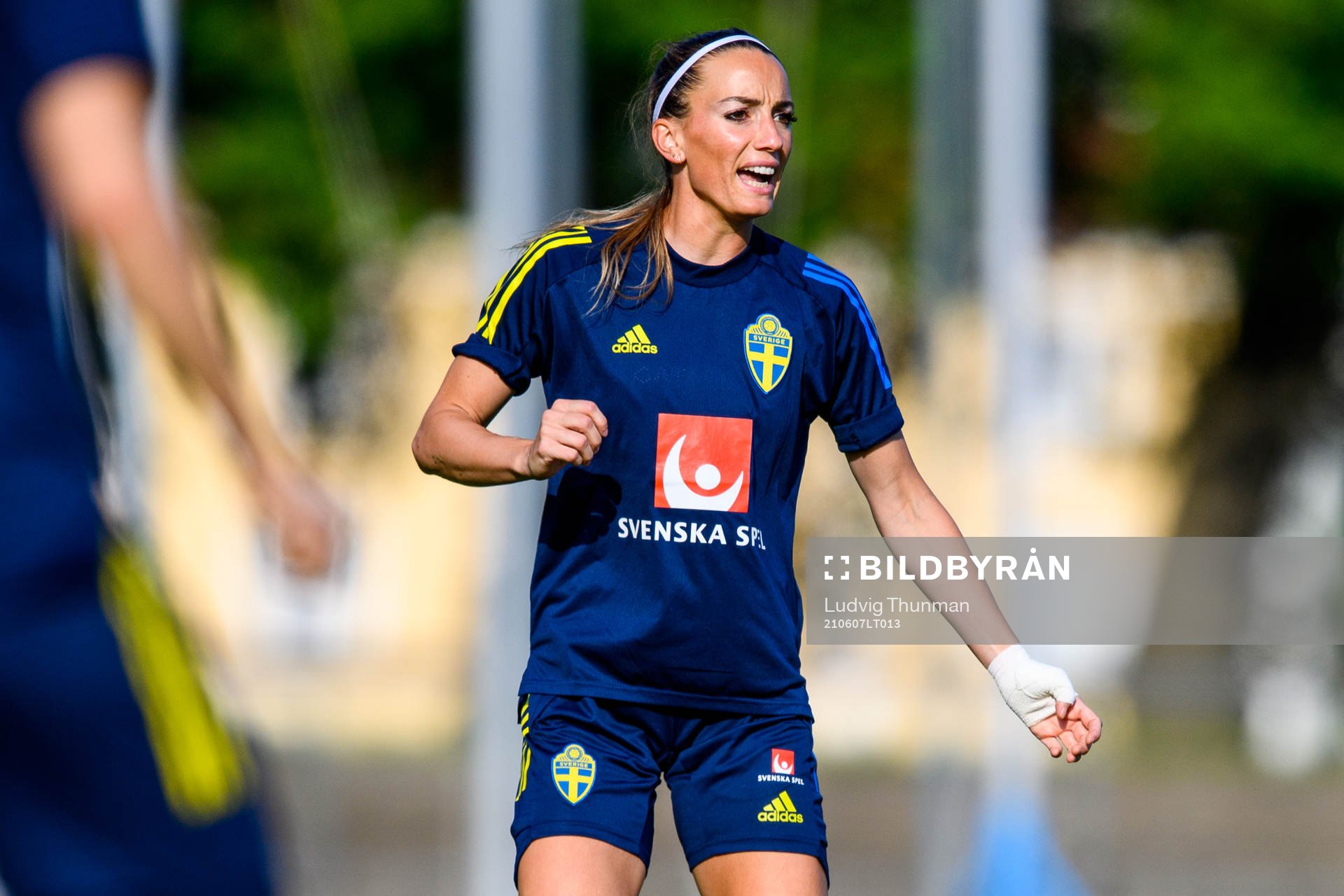 Kosovare Asllani of the Swedish women's national football