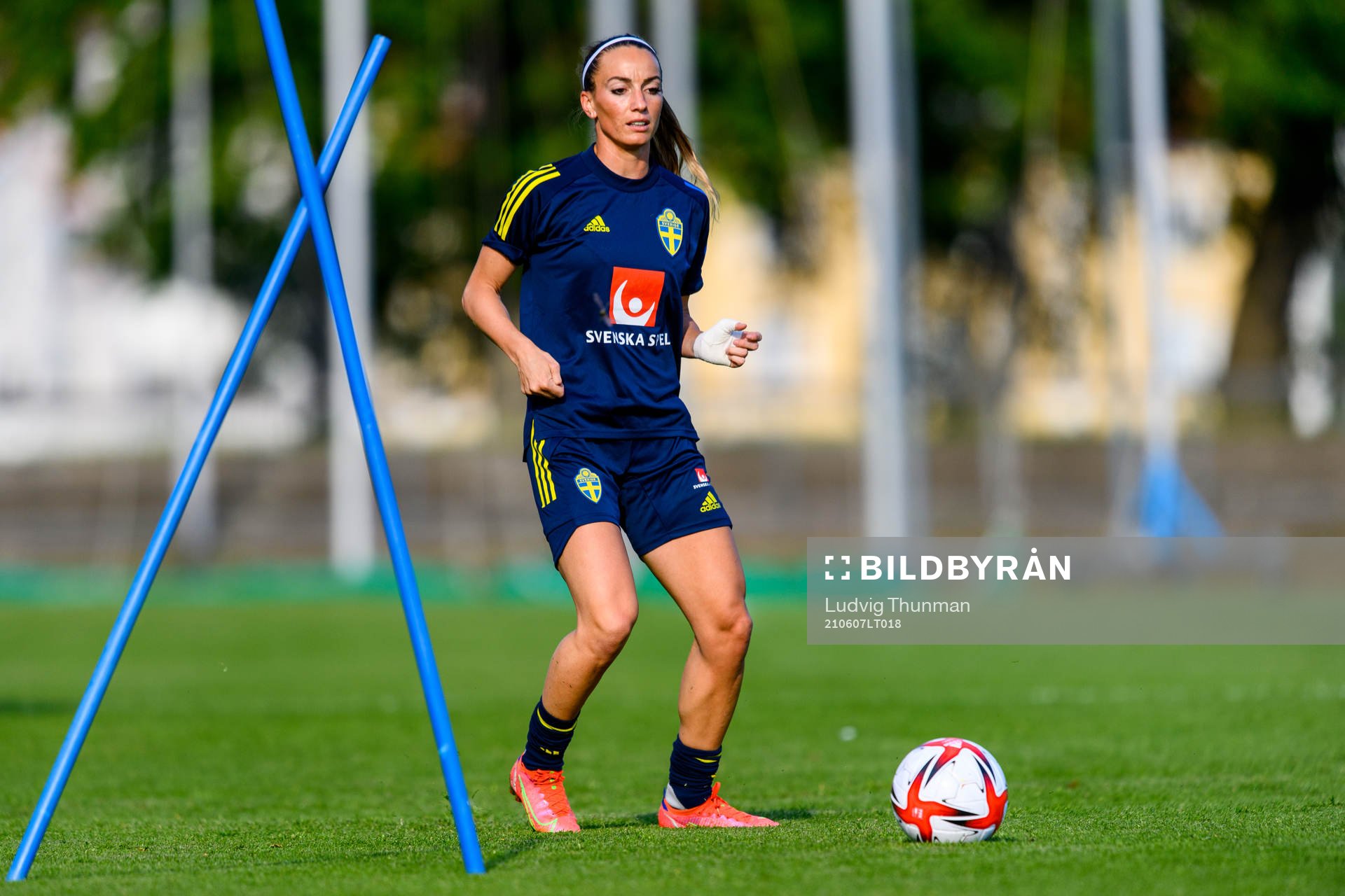 Kosovare Asllani of the Swedish women's national football