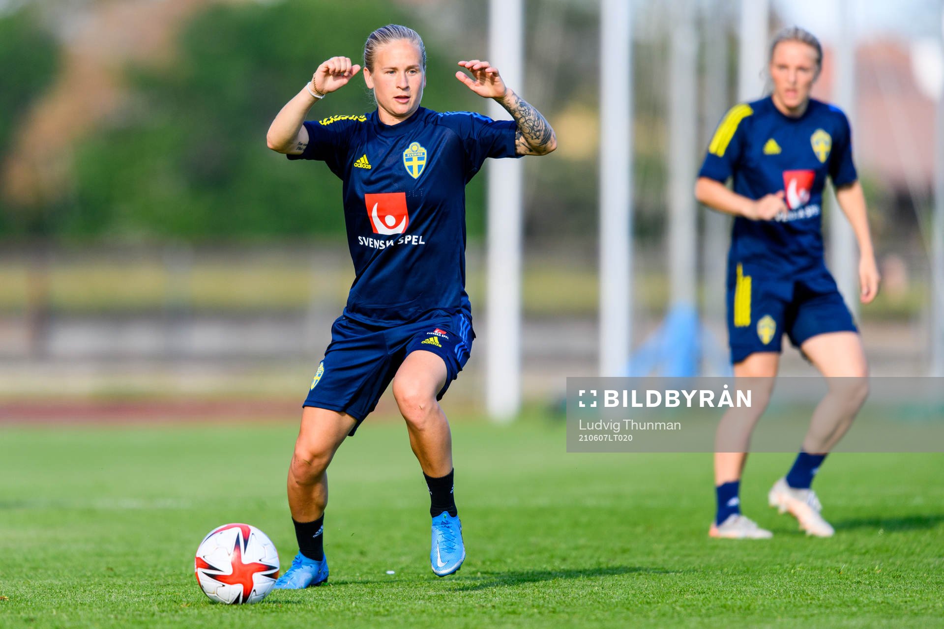 Filippa Curmark of the Swedish women's national football