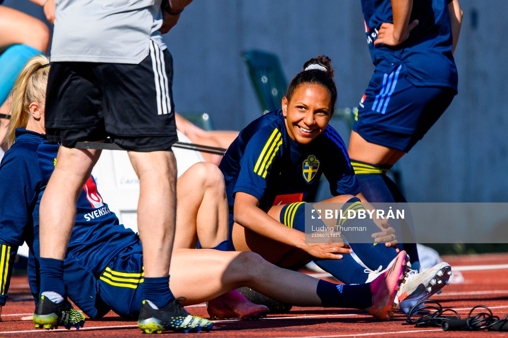 Madelen Janogy of the Swedish women's national football team
