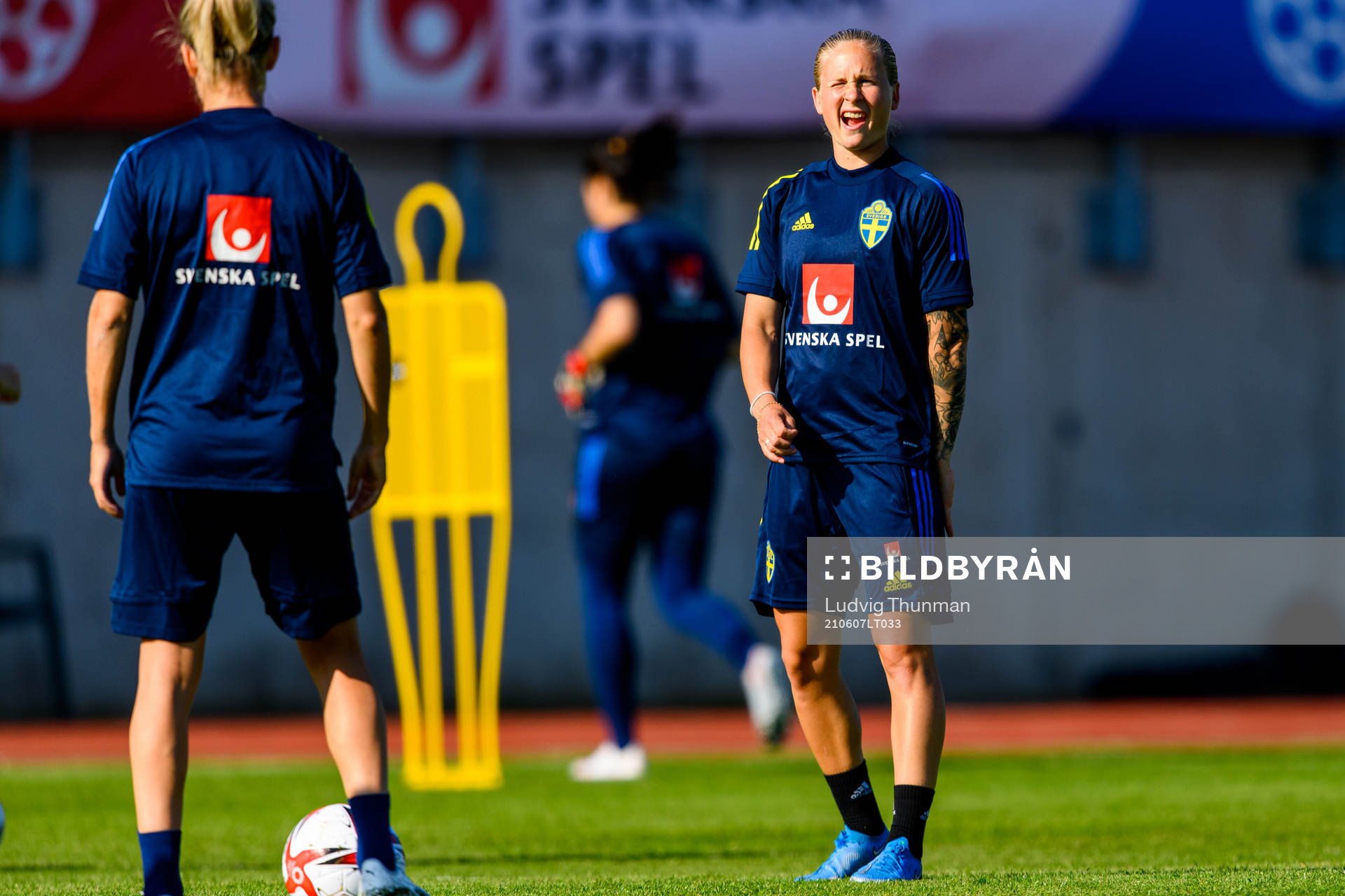 Filippa Curmark of the Swedish women's national football