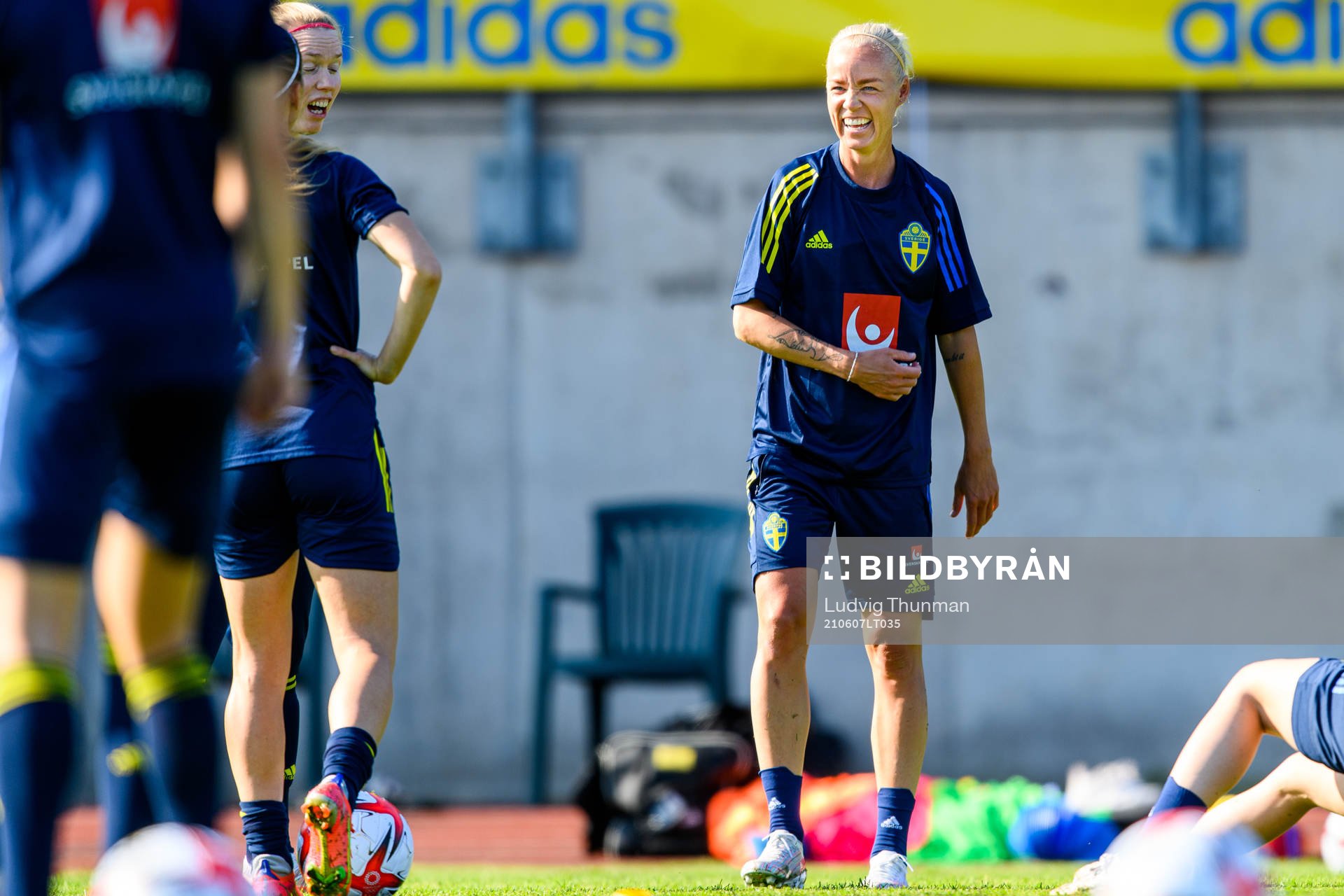 Caroline Seger of the Swedish women's national football team