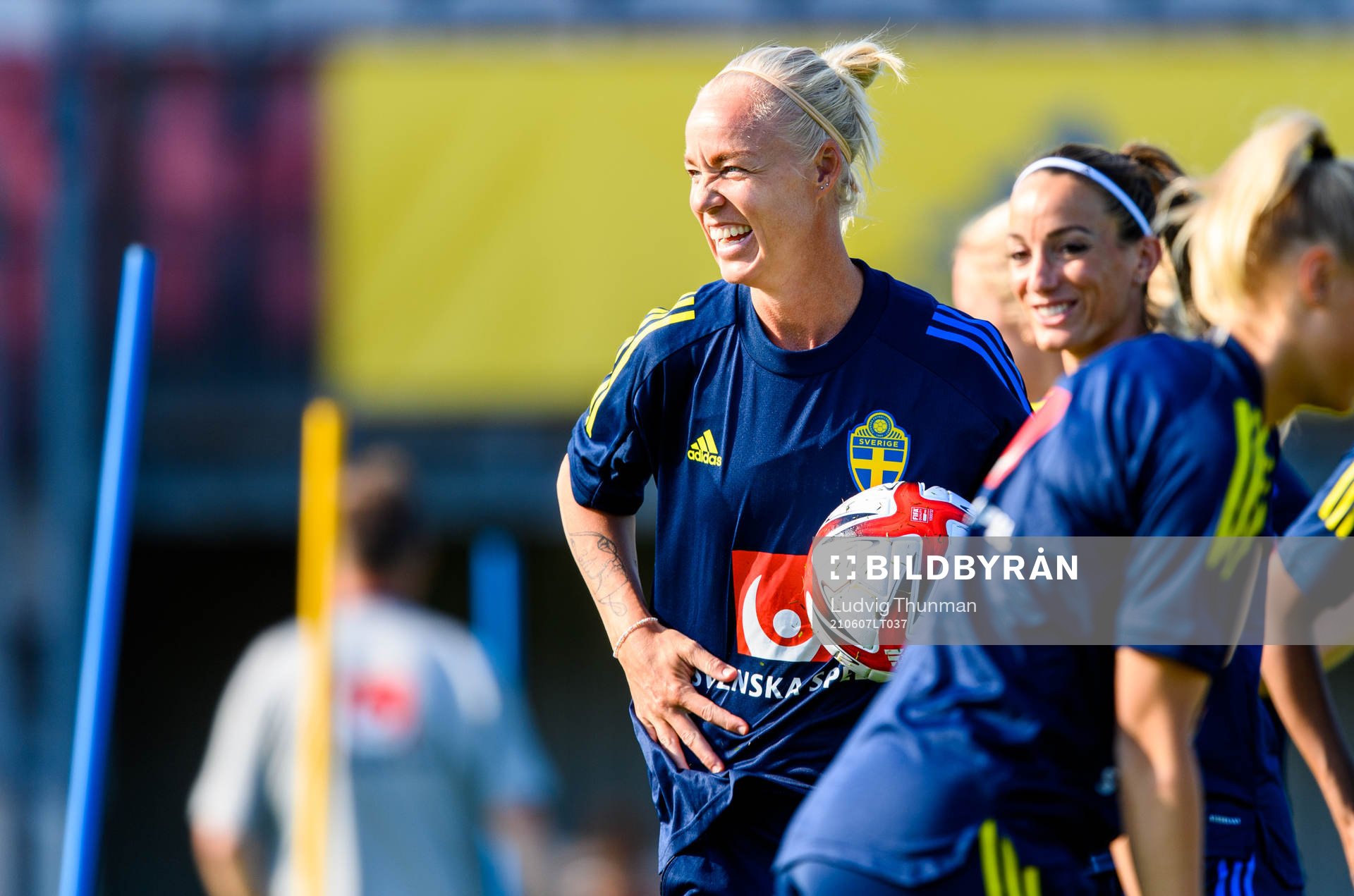 Caroline Seger of the Swedish women's national football team