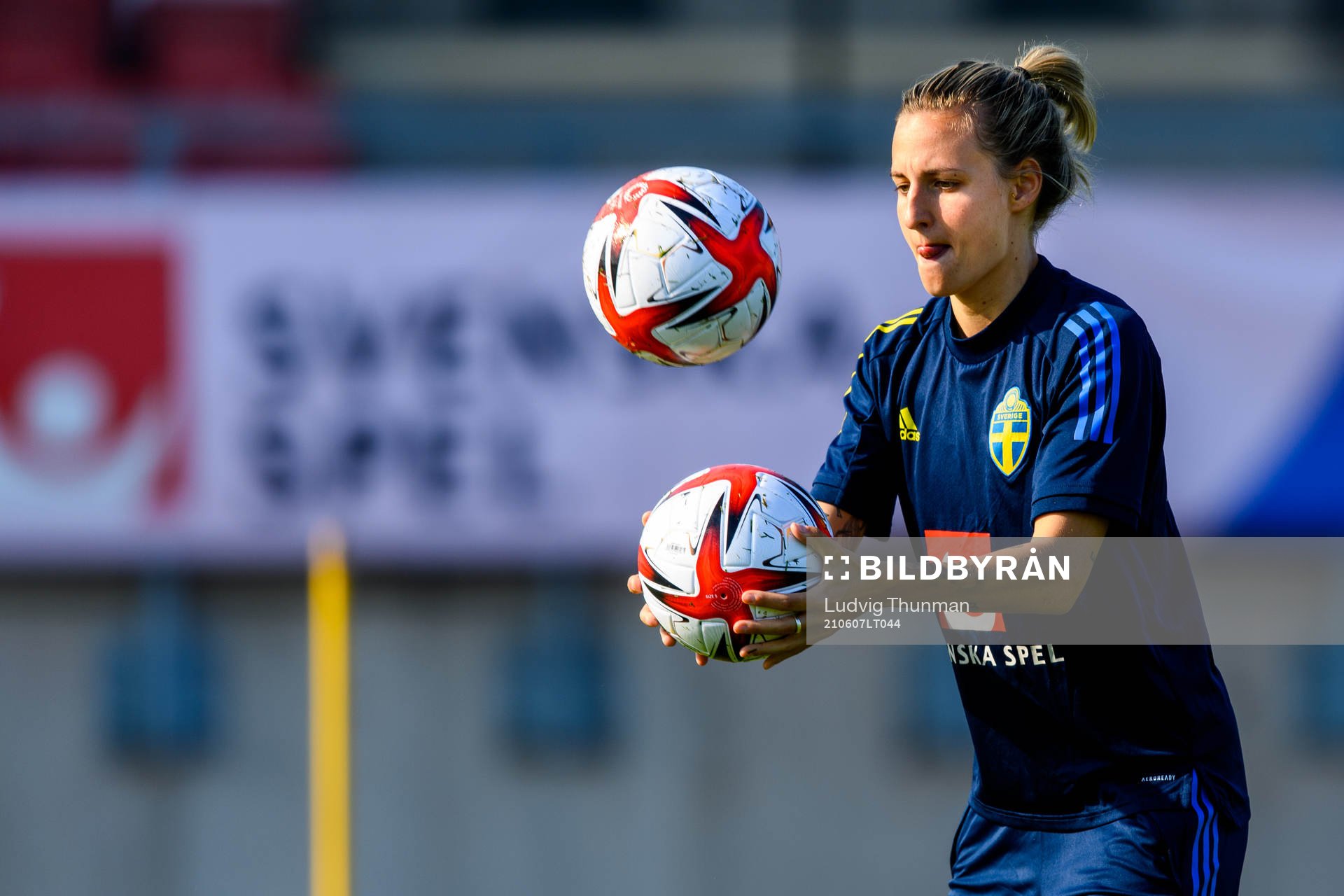 Nathalie Björn of the Swedish women's national football