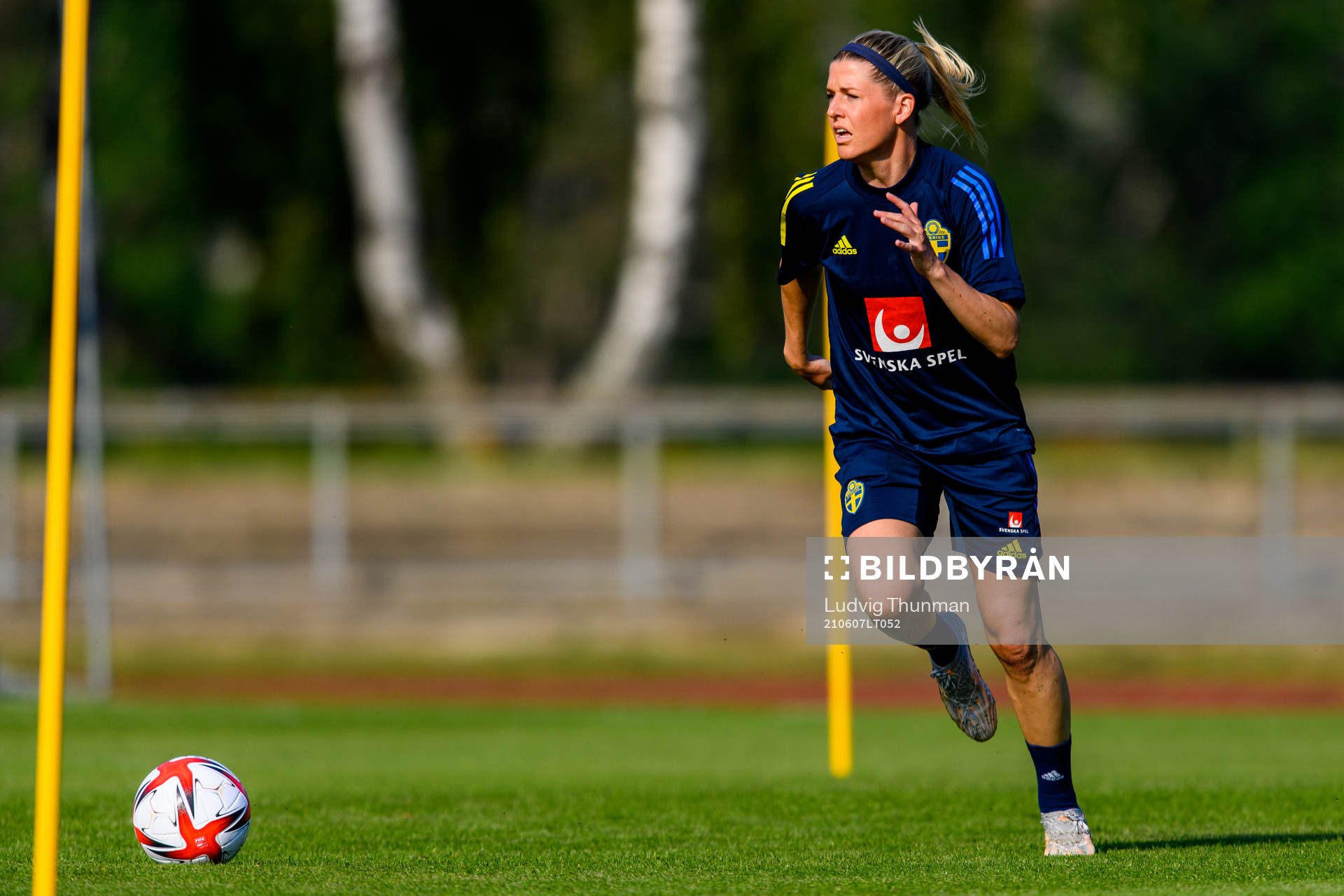 Olivia Schough of the Swedish women's national football team