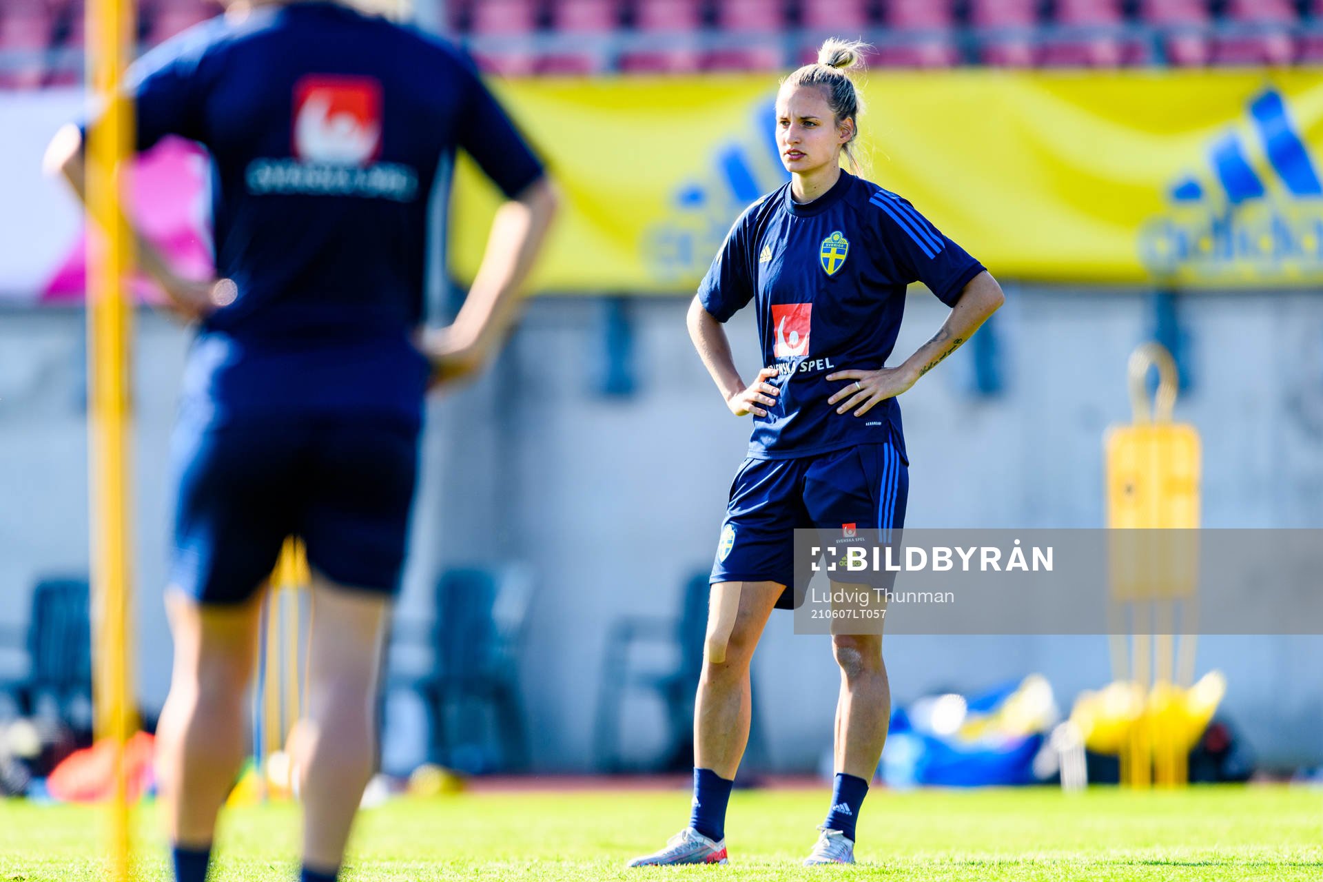 Nathalie Björn of the Swedish women's national football
