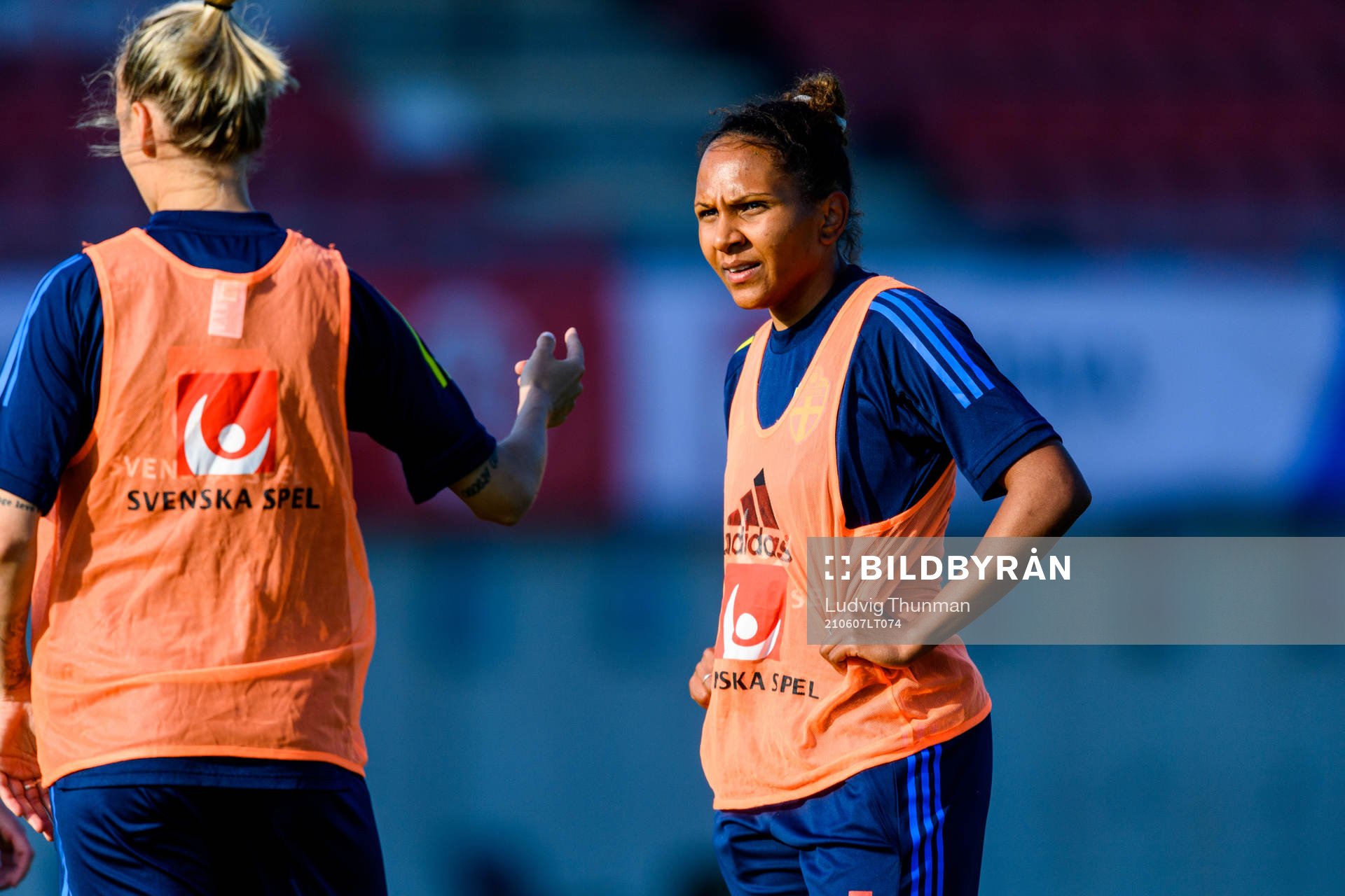 Madelen Janogy of the Swedish women's national football team