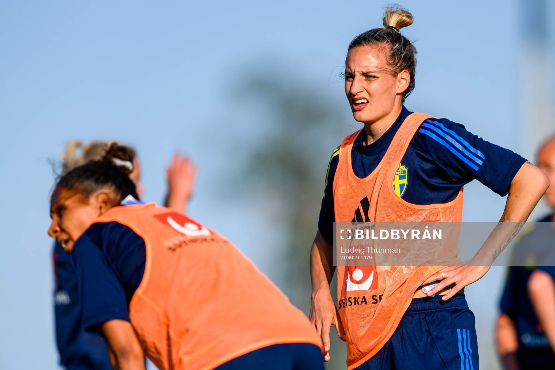 Nathalie Björn of the Swedish women's national football
