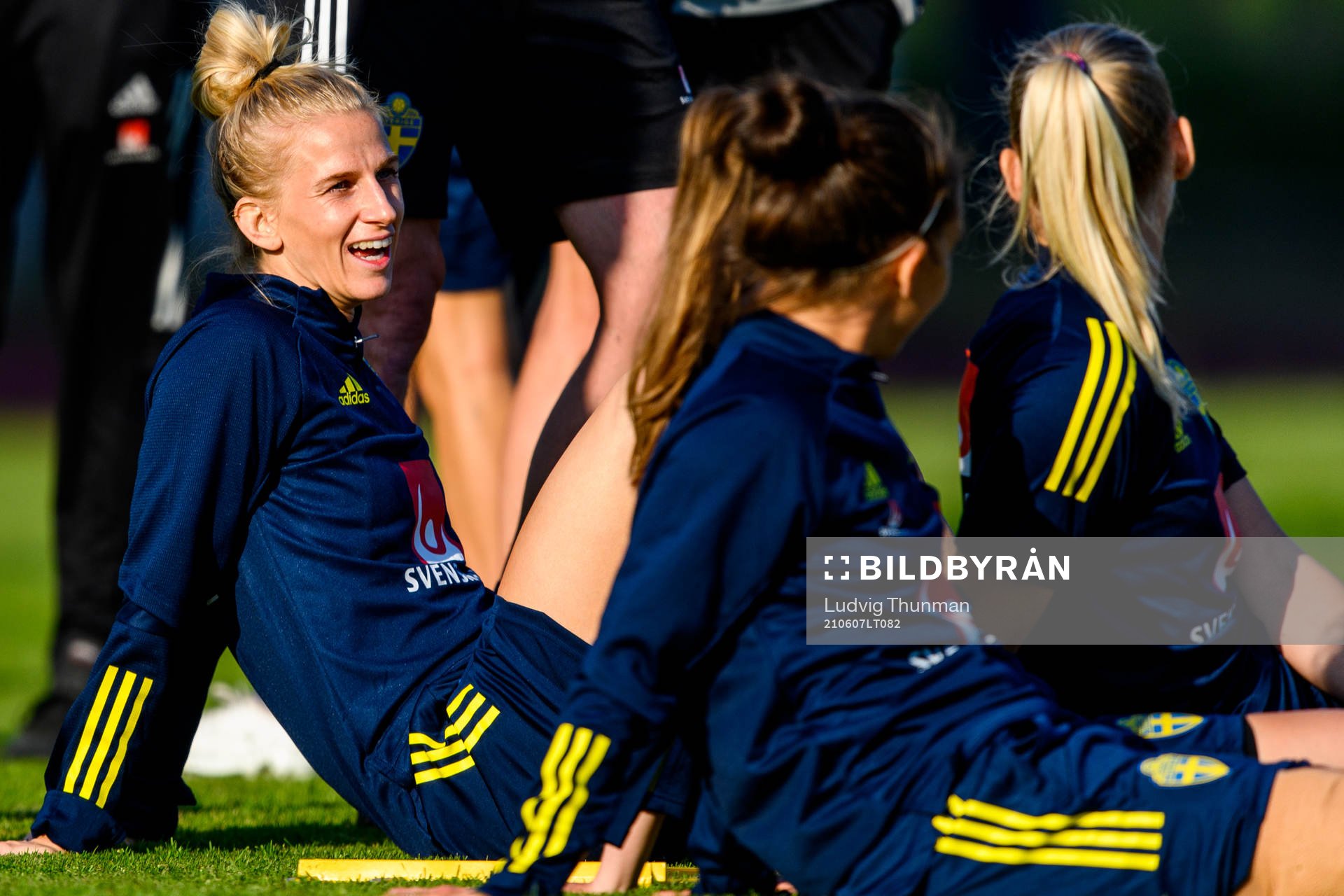 Sofia Jakobsson of the Swedish women's national football