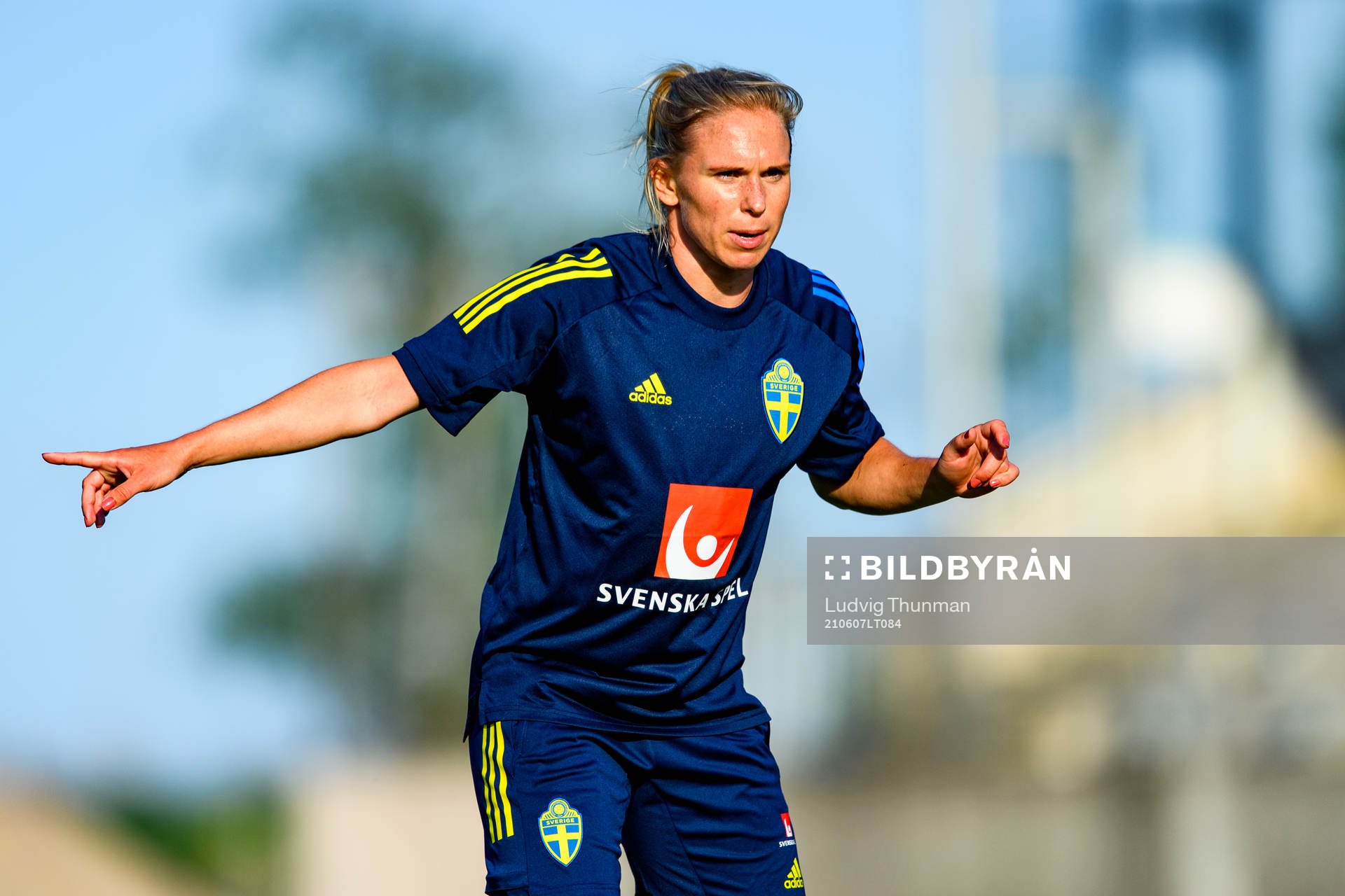 Jonna Andersson of the Swedish women's national football
