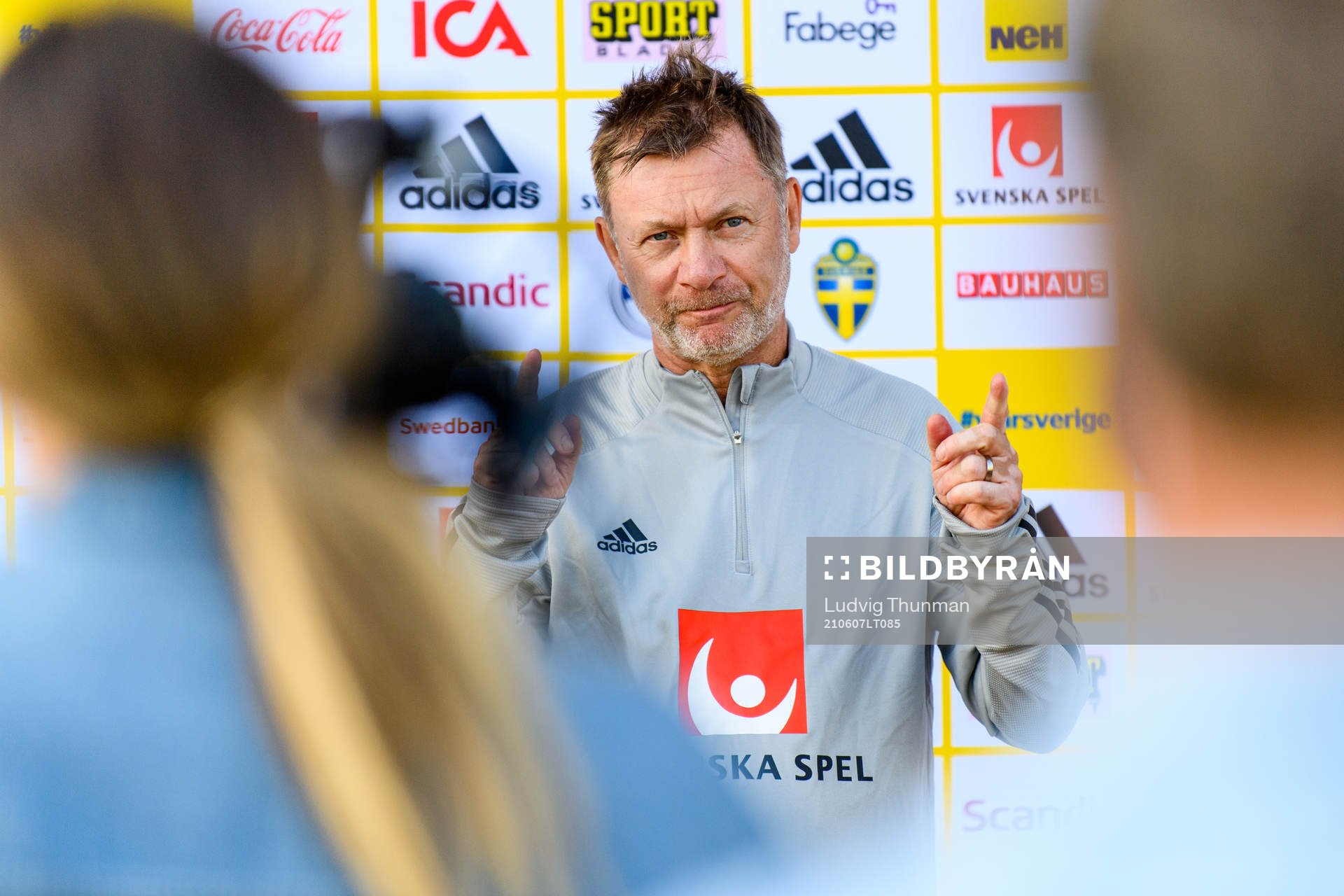 Peter Gerhardsson, Head coach of the Swedish women's