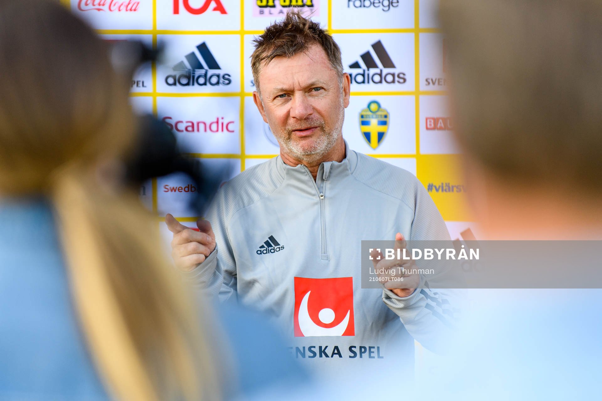 Peter Gerhardsson, Head coach of the Swedish women's