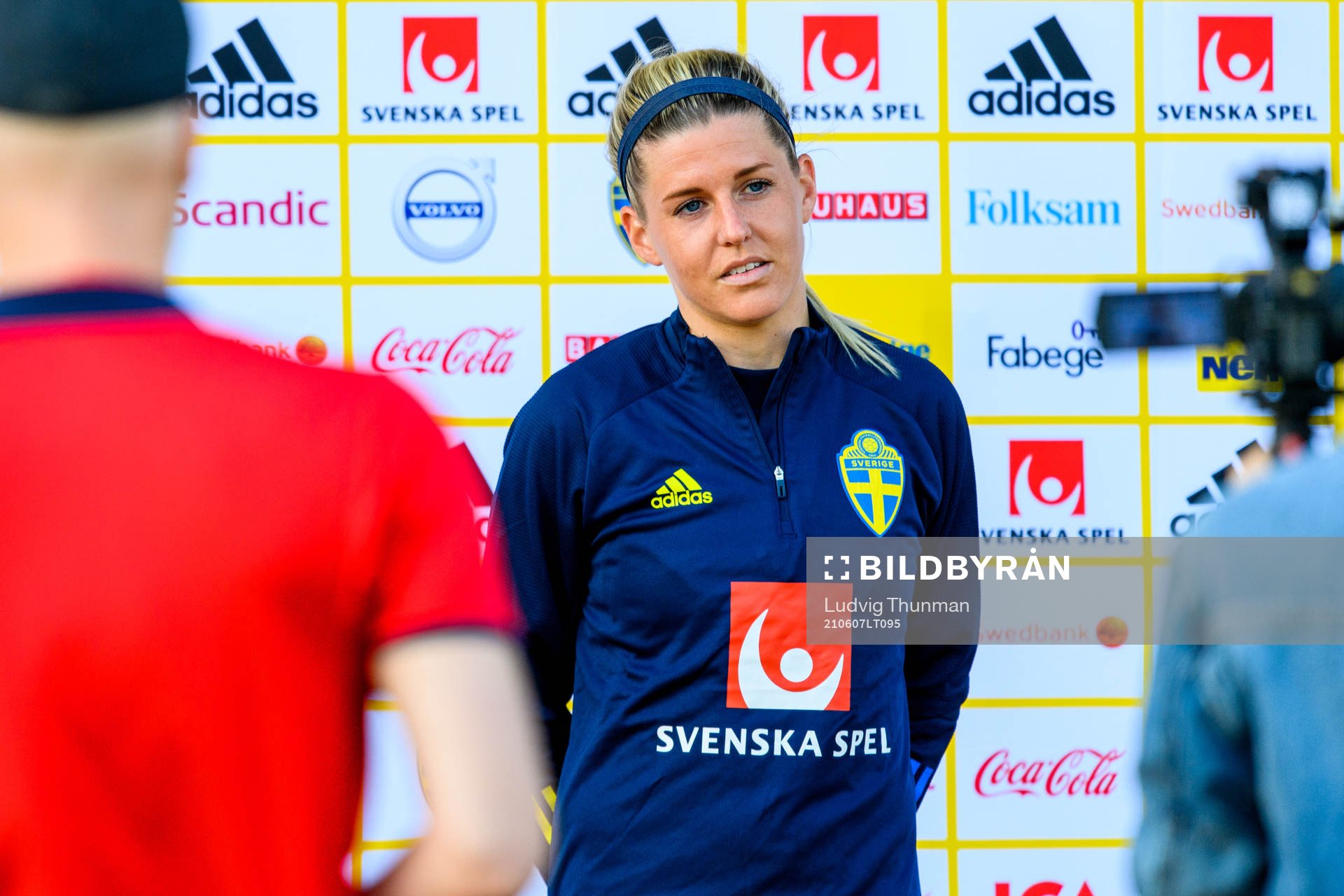 Olivia Schough of the Swedish women's national football