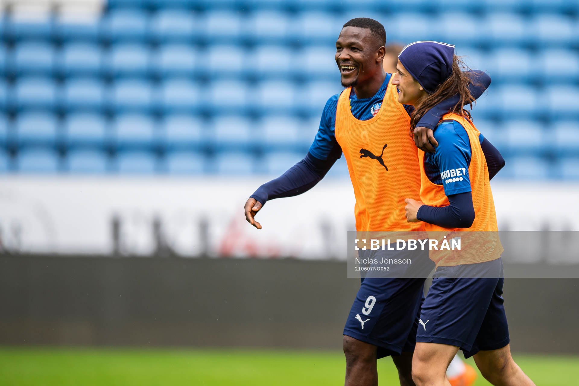 Helsingborgs Alhaji Gero  och Ervin Gigovic