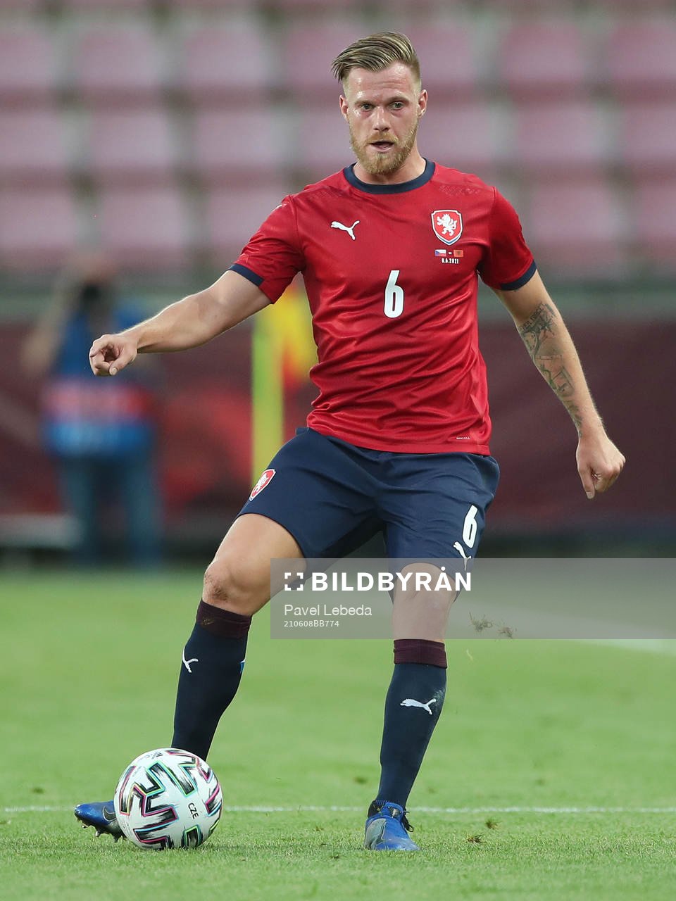 Tomas Kalas of Czech Republic is seen