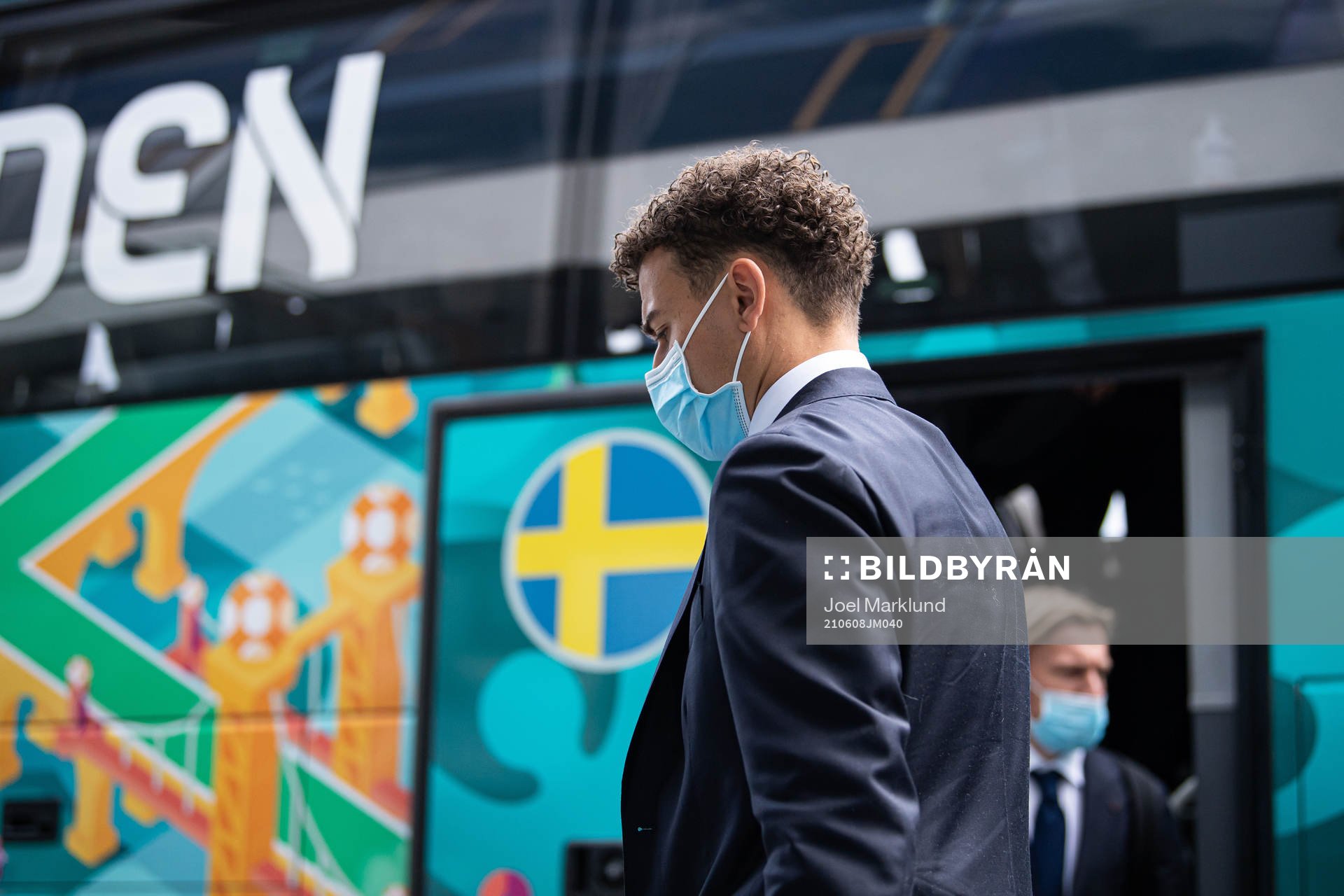 Jordan Larsson of the Swedish national football team