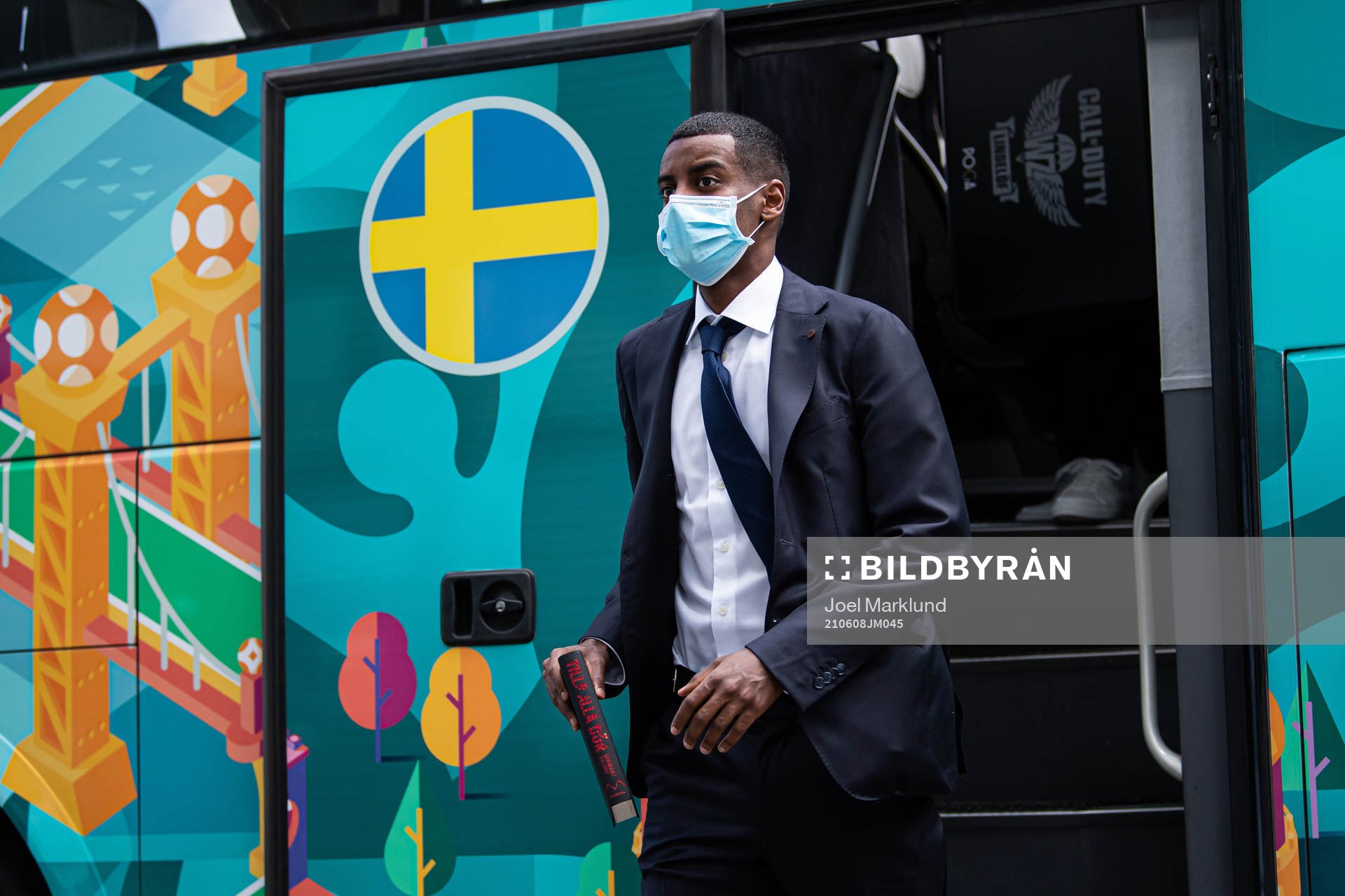 Alexander Isak of the Swedish national football team