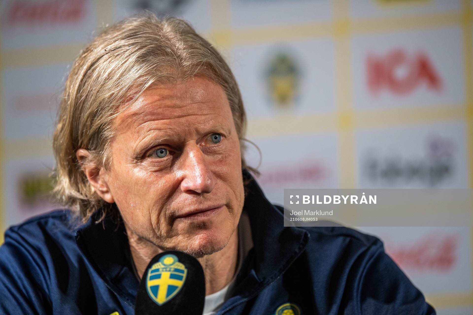 Team manager Stefan Pettersson of the Swedish national