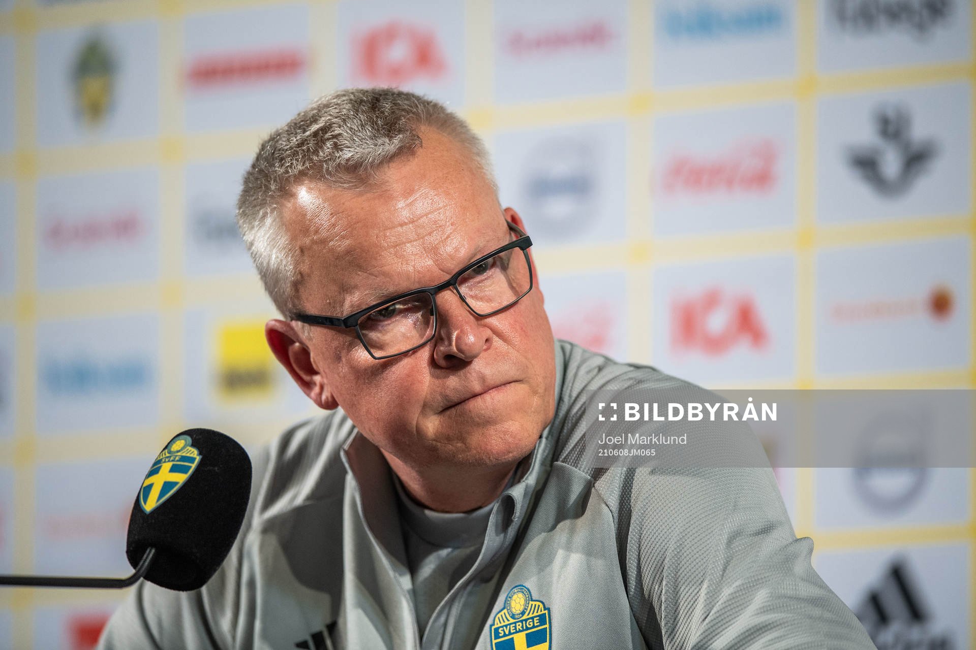 Janne Andersson, head coach of the Swedish national