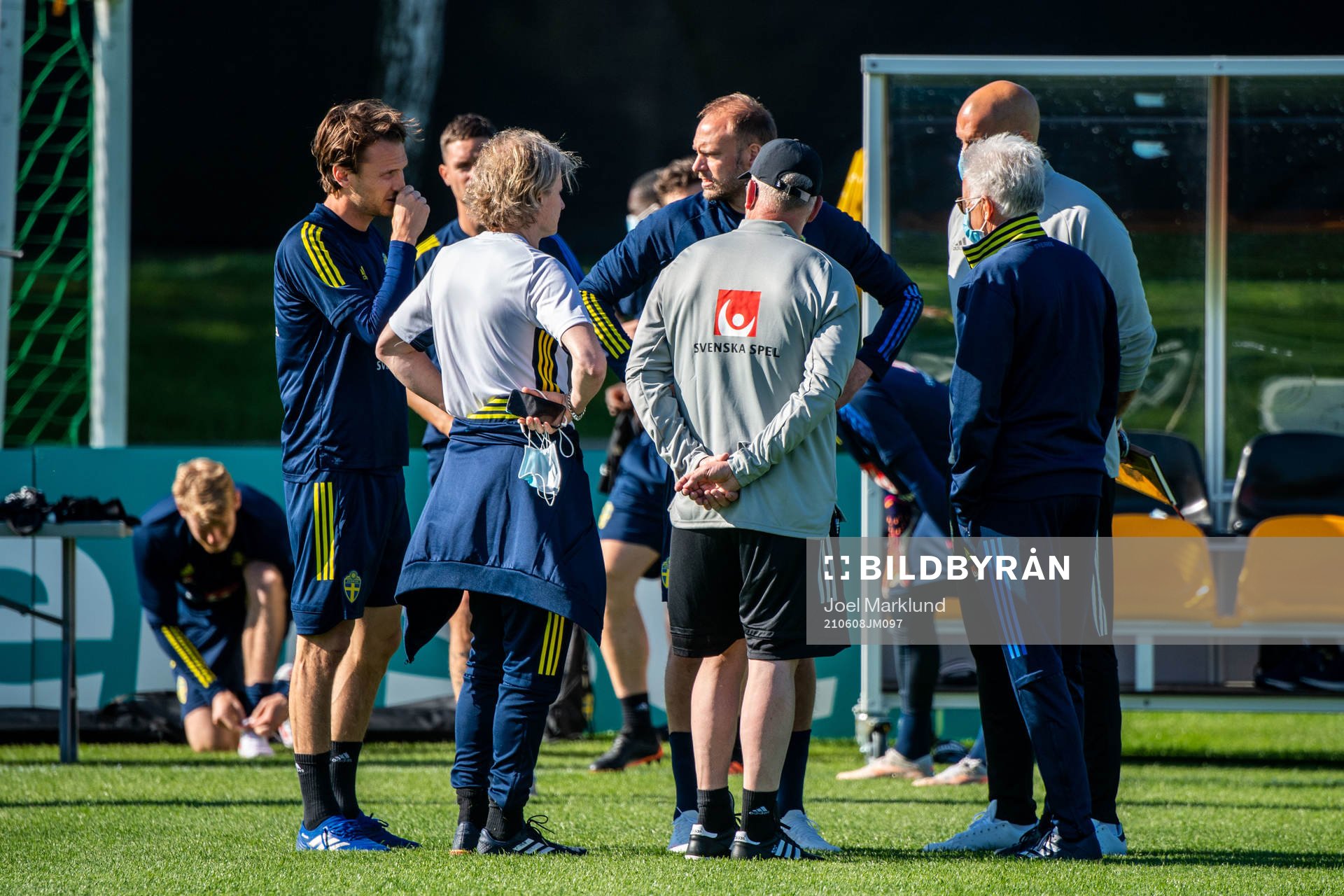 Albin Ekdal, team manager Stefan Pettersson, Andreas