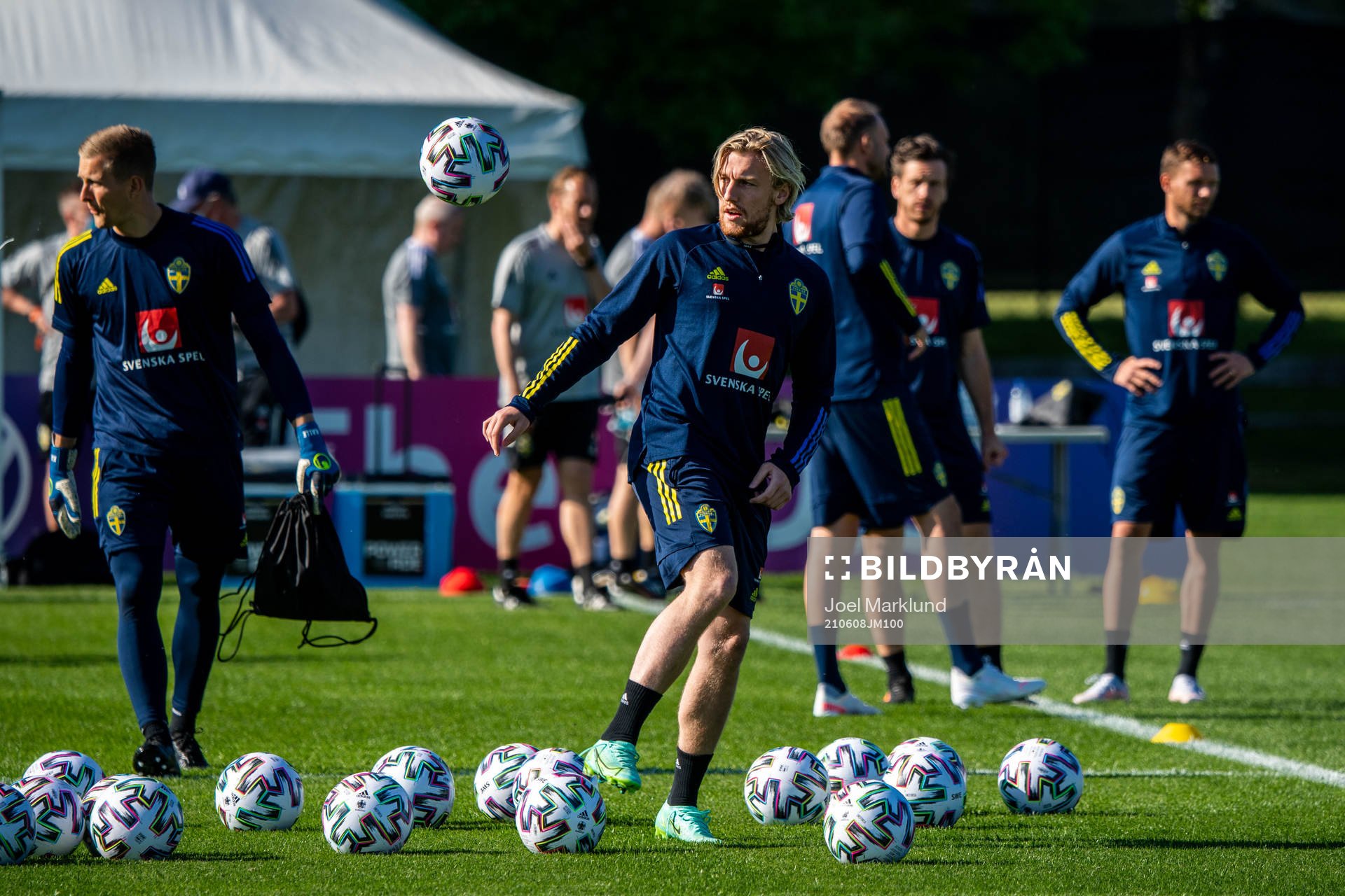 Emil Forsberg of Sweden of the Swedish national football