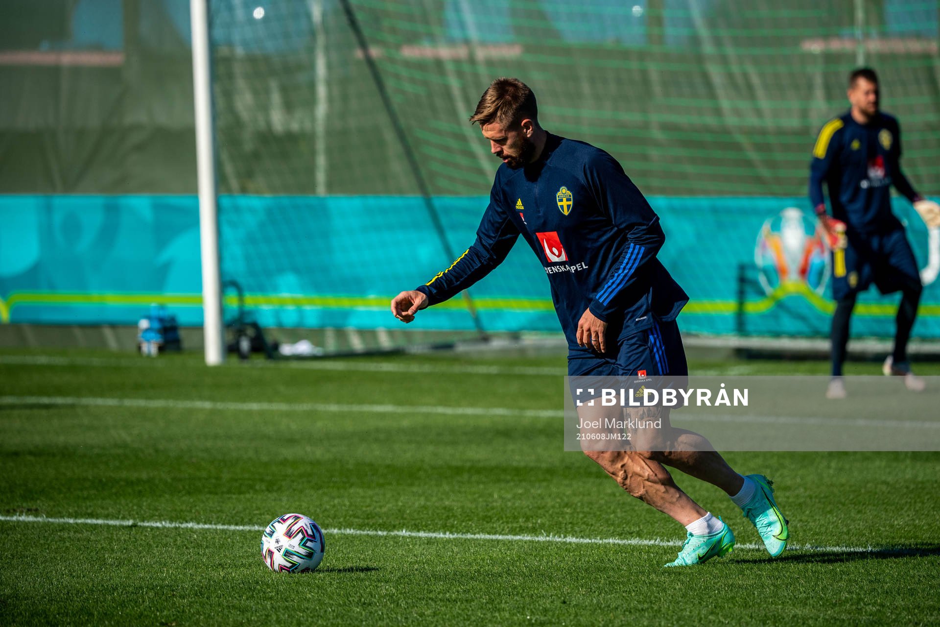 Pontus Jansson of the Swedish national football team at a