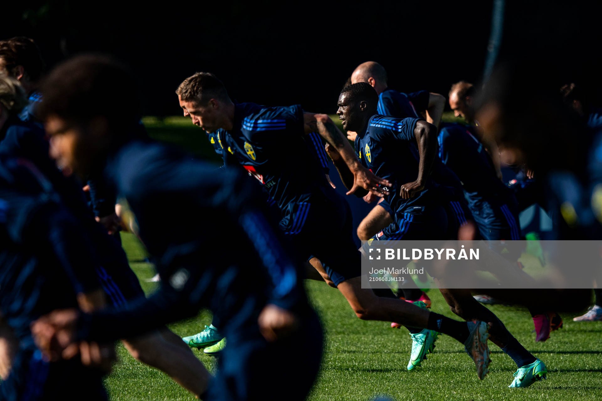 Ken Sema of the Swedish national football team at a