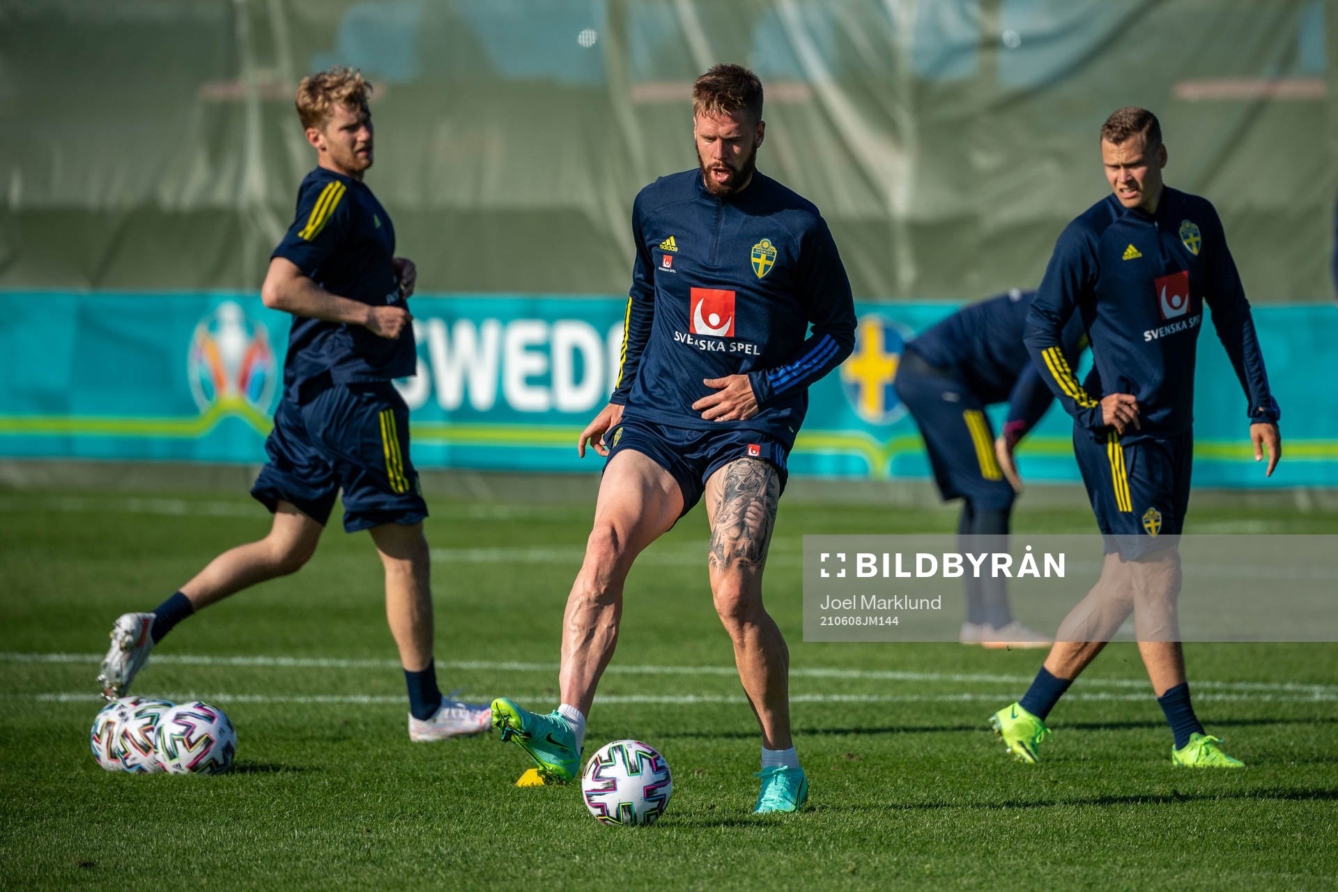 Pontus Jansson of the Swedish national football team at a