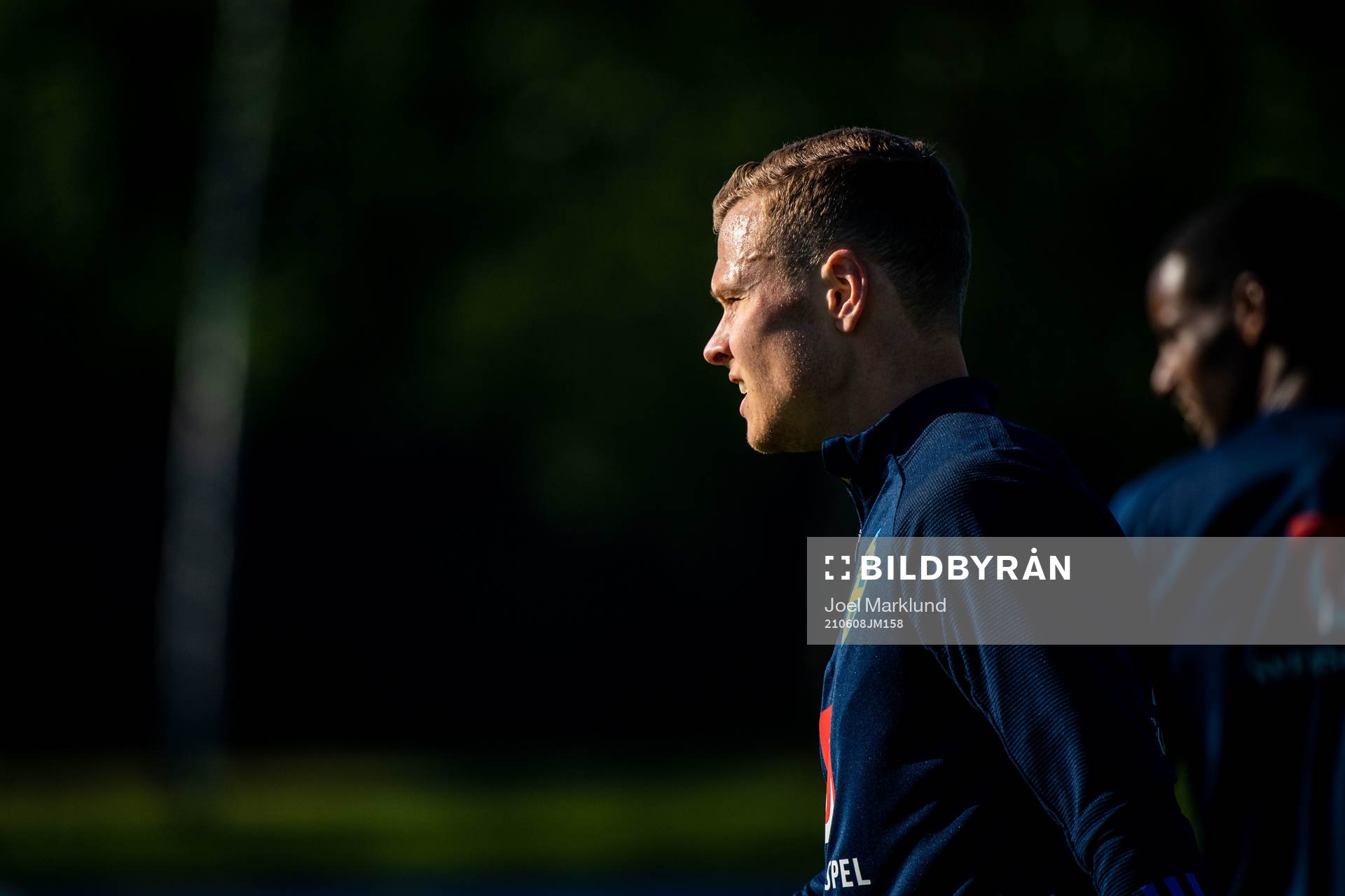 Viktor Claesson of the Swedish national football team at a