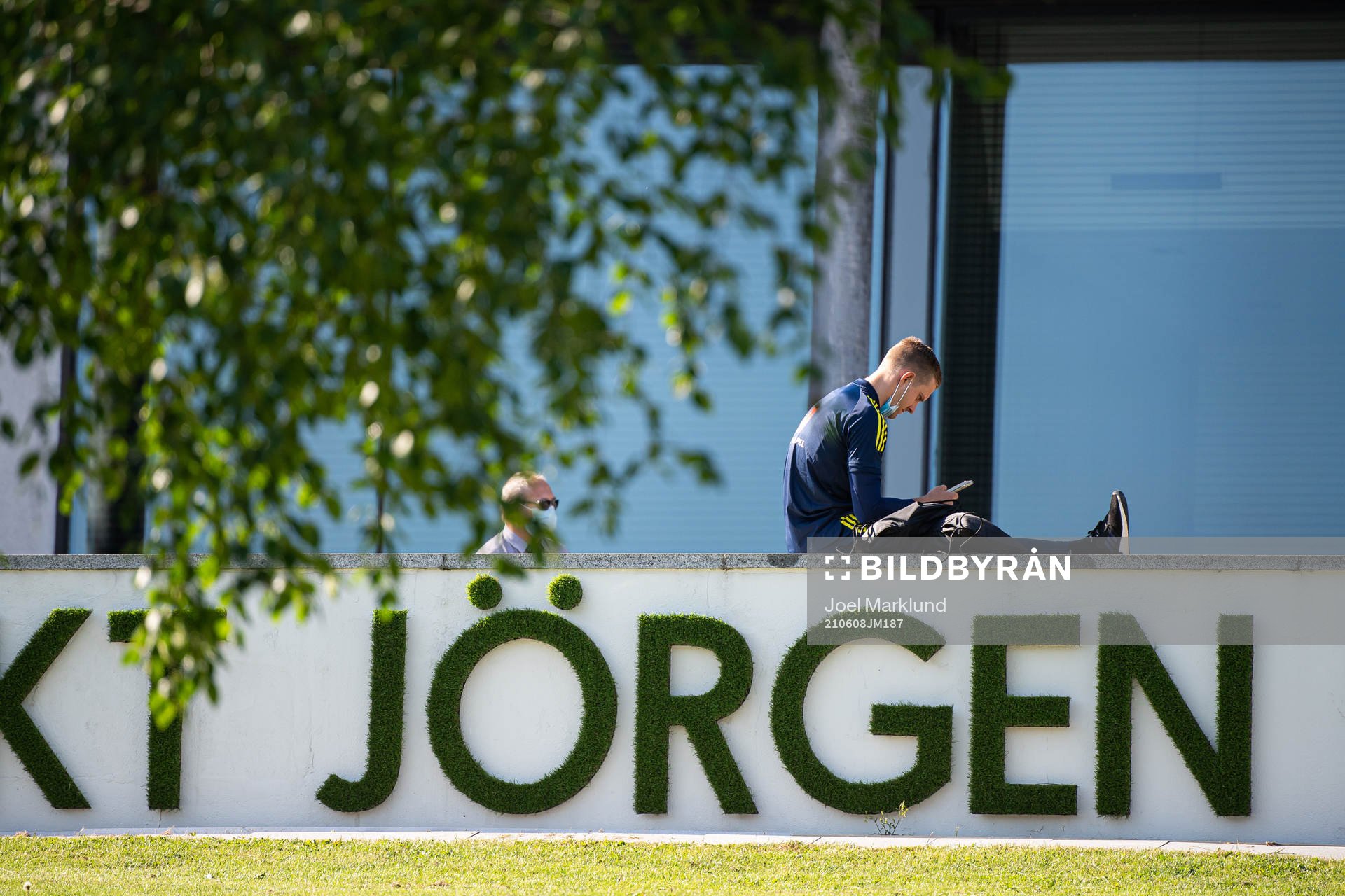 Karl-Johan Johnsson of the Swedish national football team