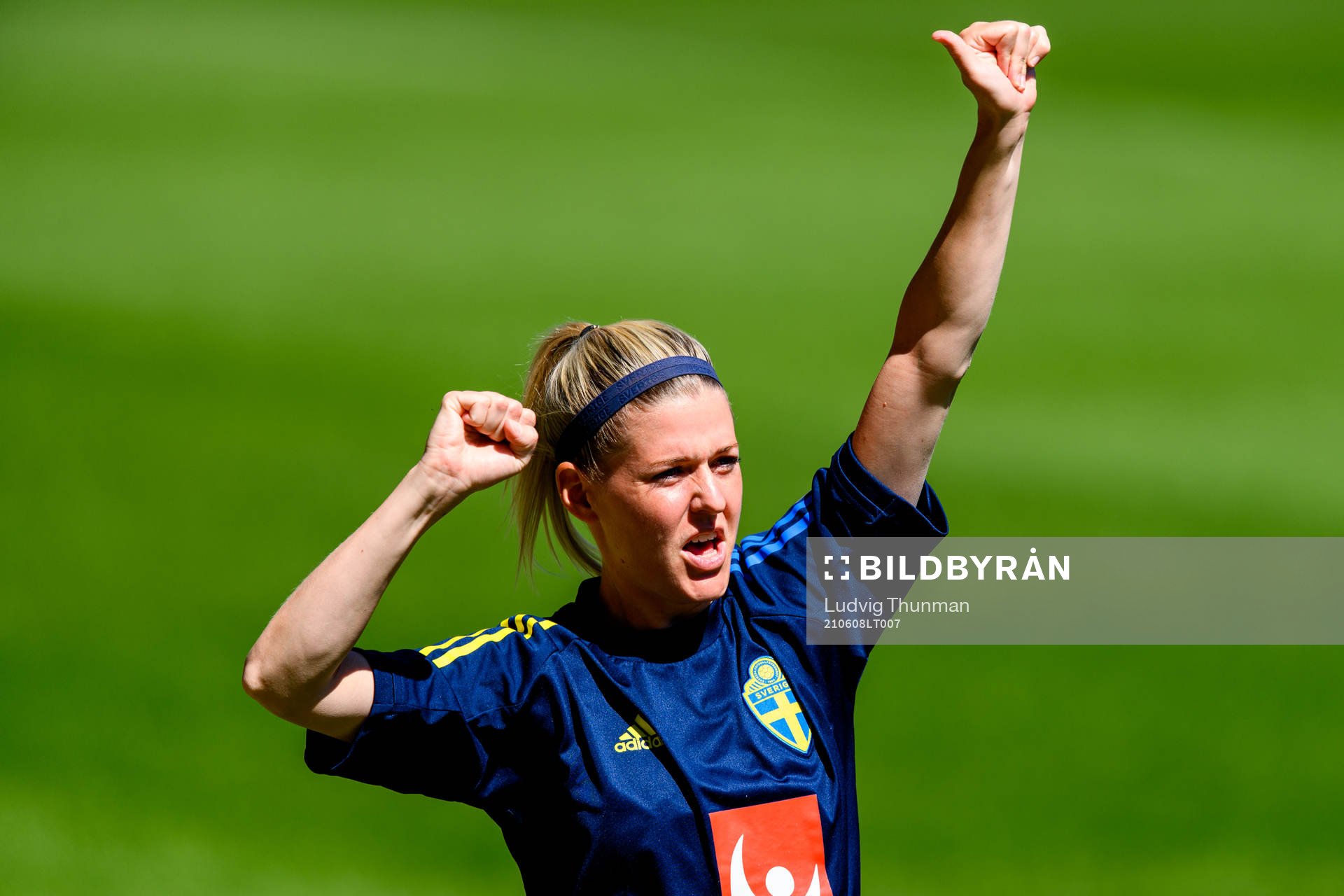 Olivia Schough of the Swedish women's national football team