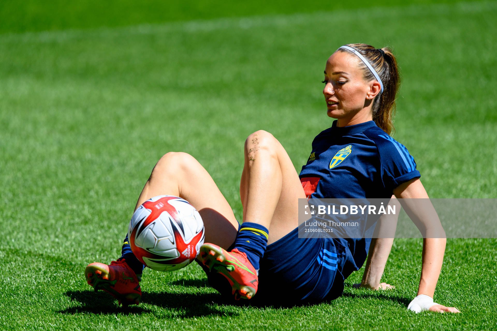 Kosovare Asllani of the Swedish women's national football
