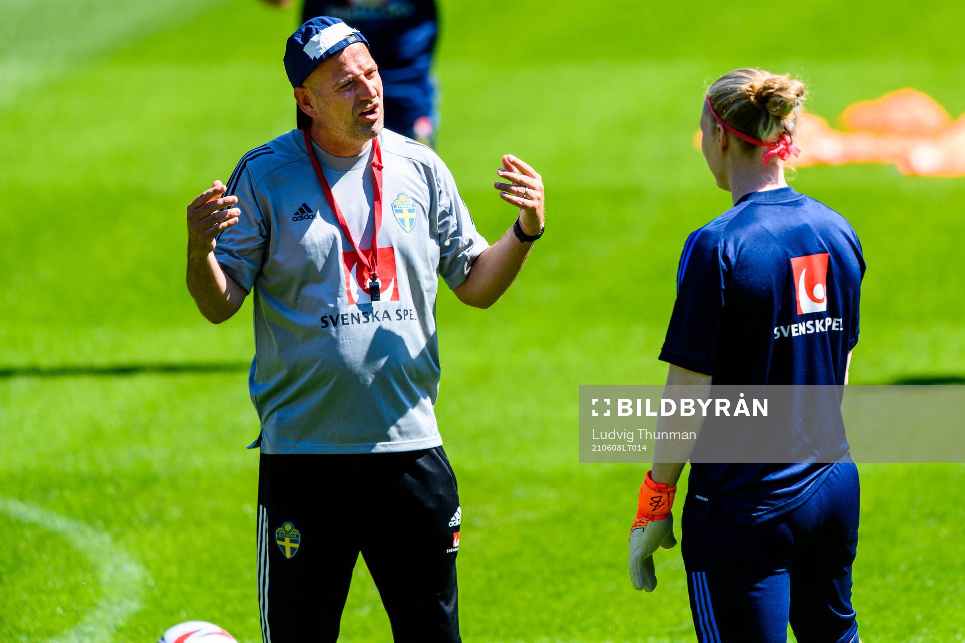 Magnus Wikman, assistant coach of the Swedish women's