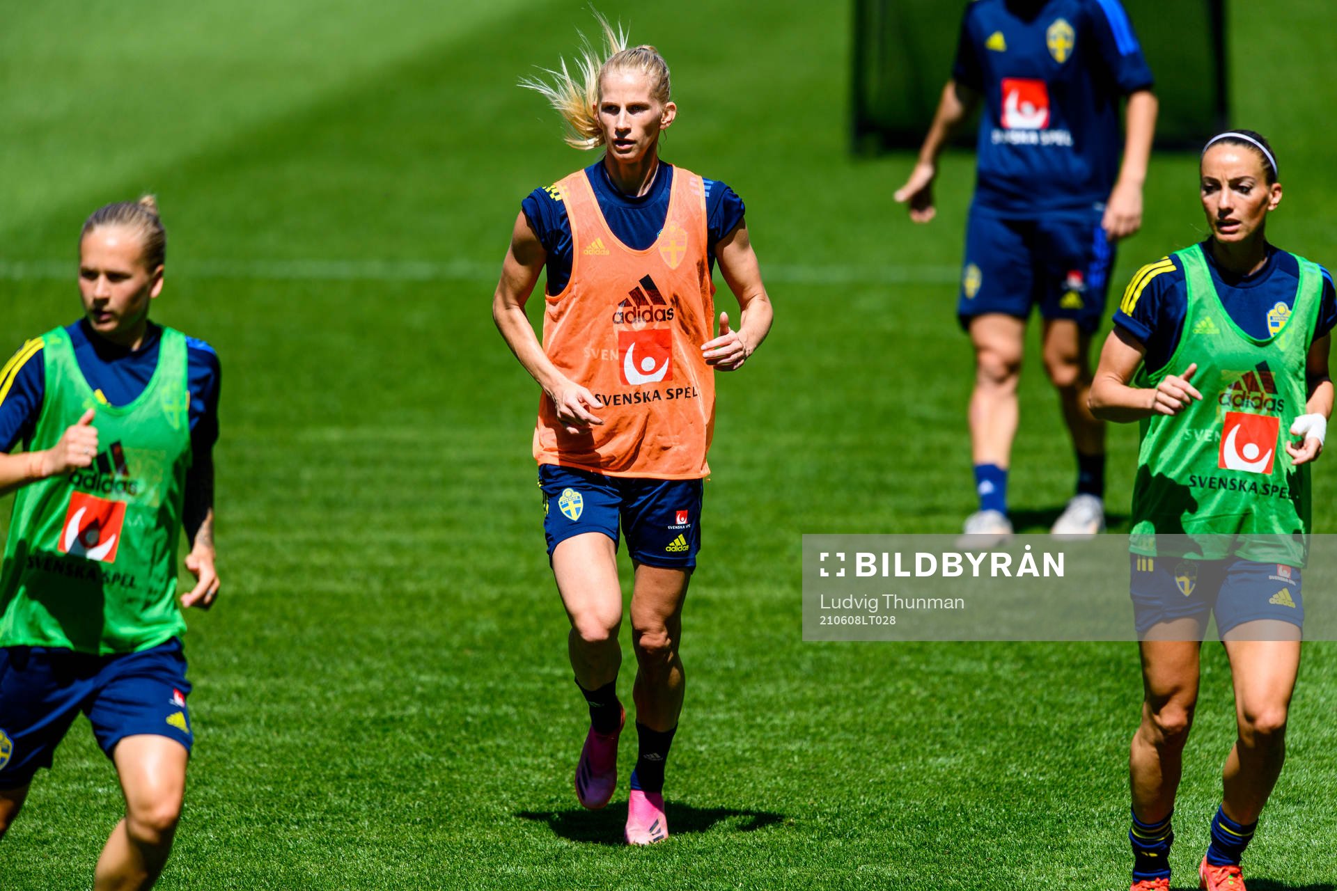 Sofia Jakobsson of the Swedish women's national football