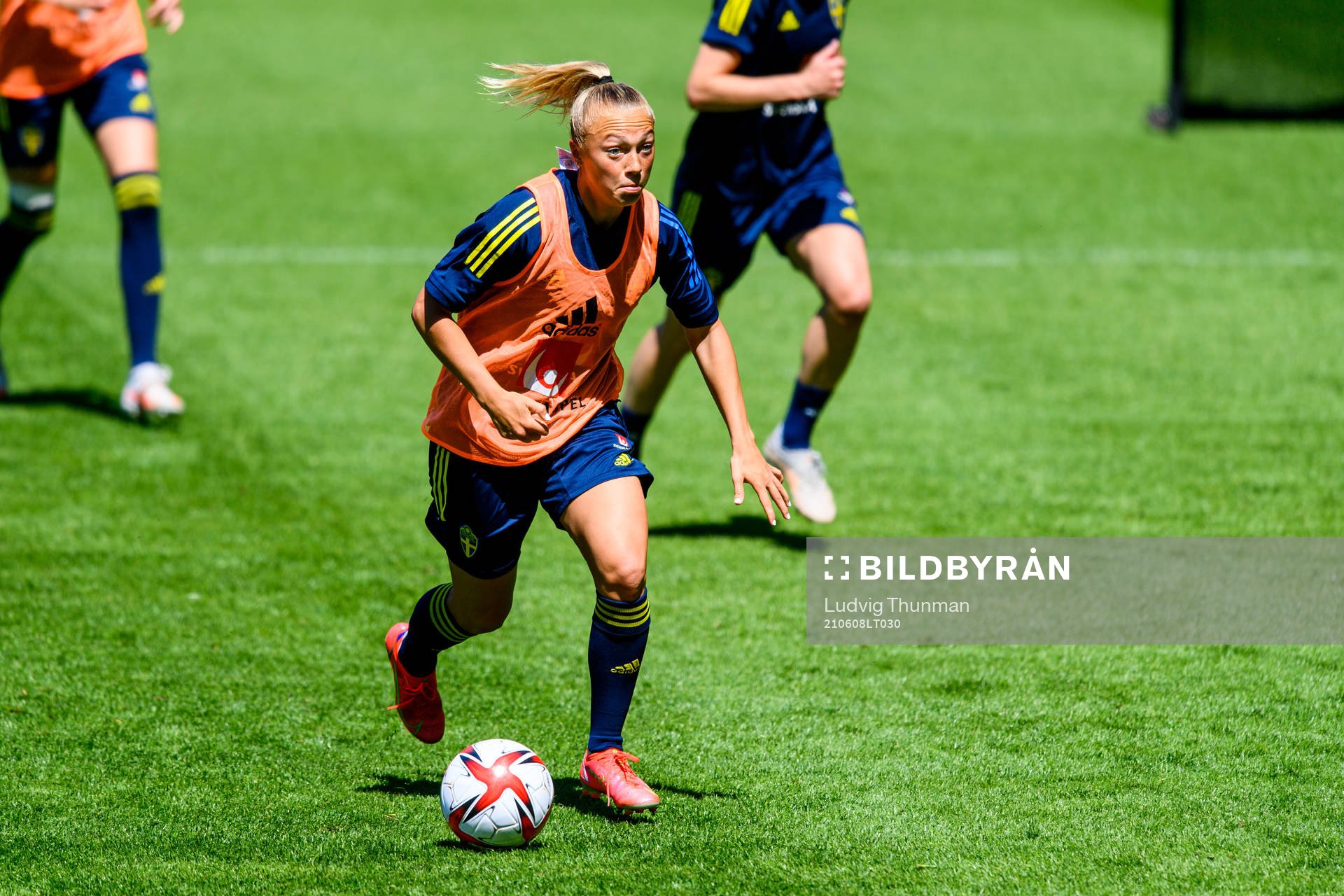 Hanna Bennison of the Swedish women's national football team