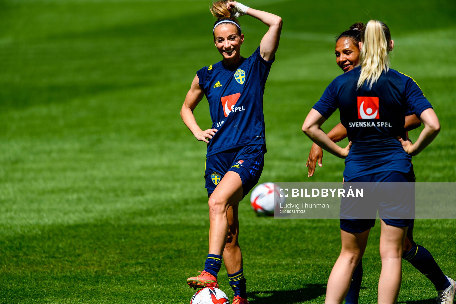 Kosovare Asllani of the Swedish women's national football