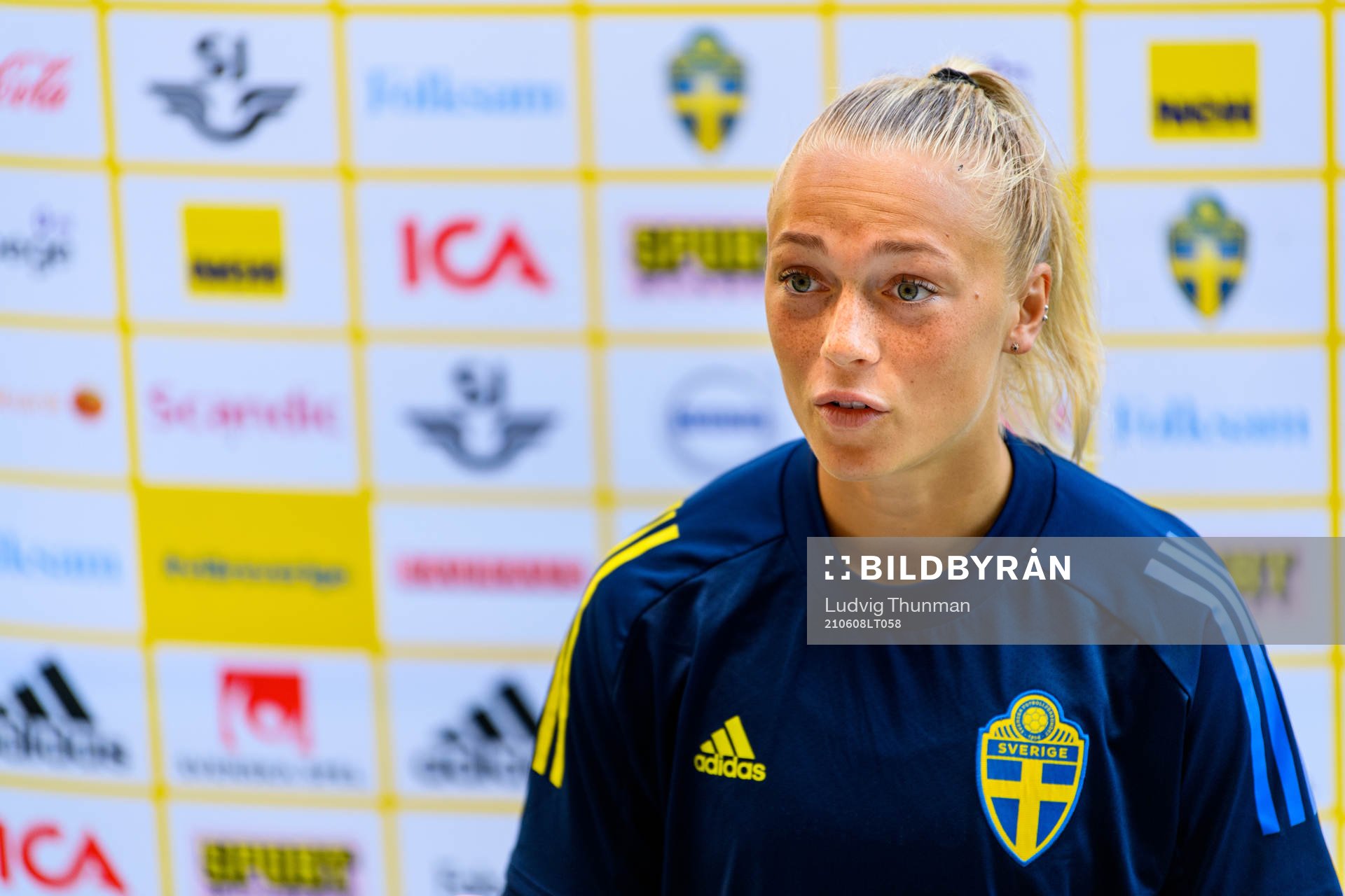 Hanna Bennison of the Swedish women's national football