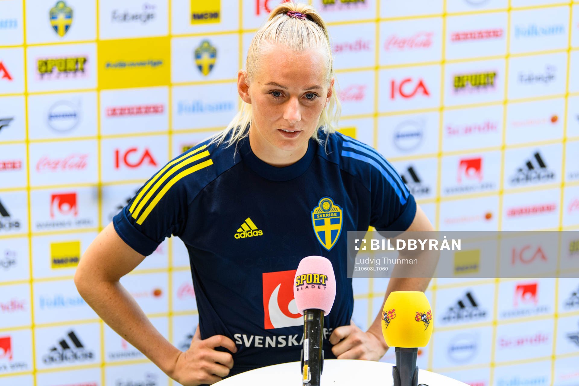 Stina Blackstenius of the Swedish women's national football