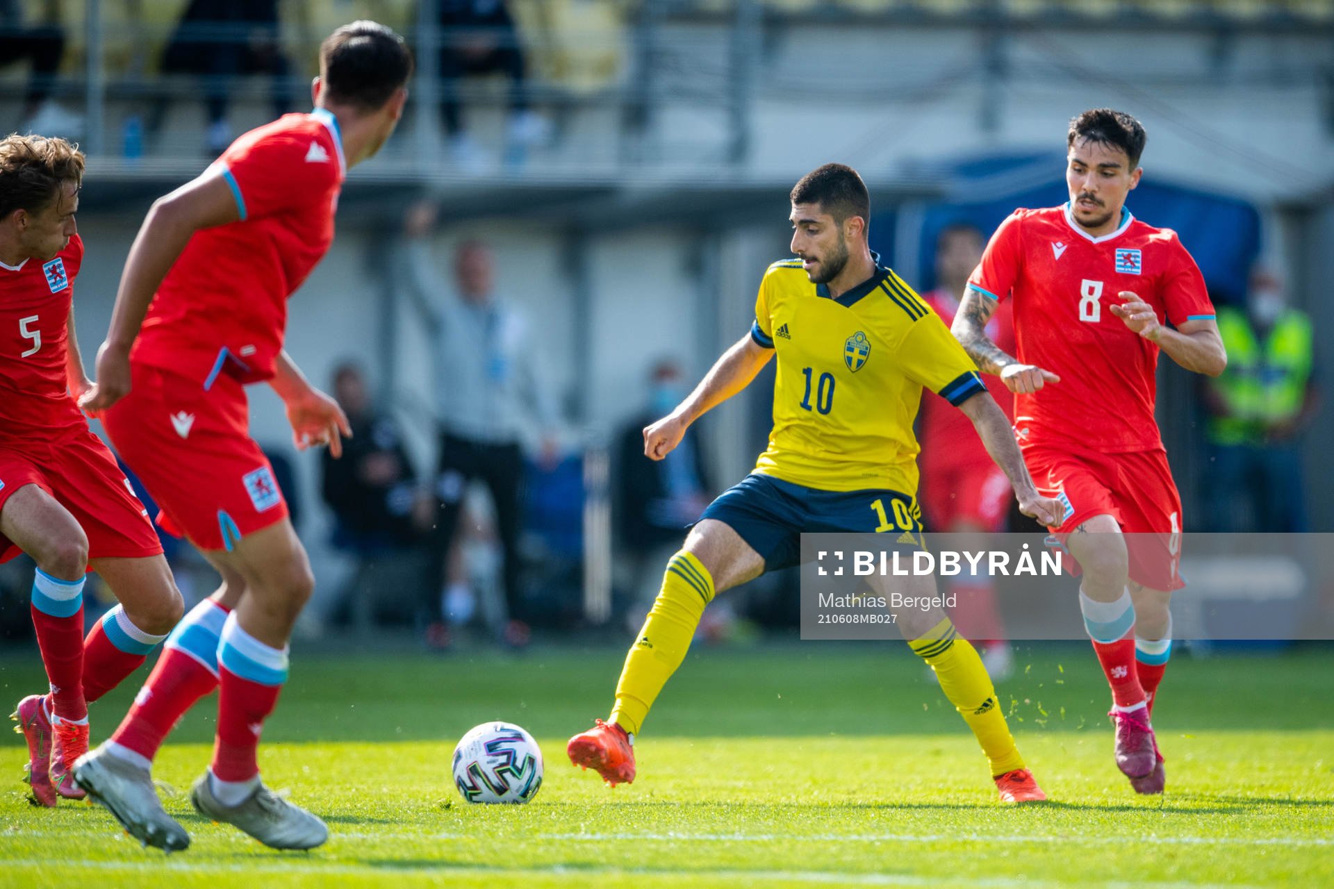 Rami Hajal of Sweden and Farid Ikene of Luxembourg