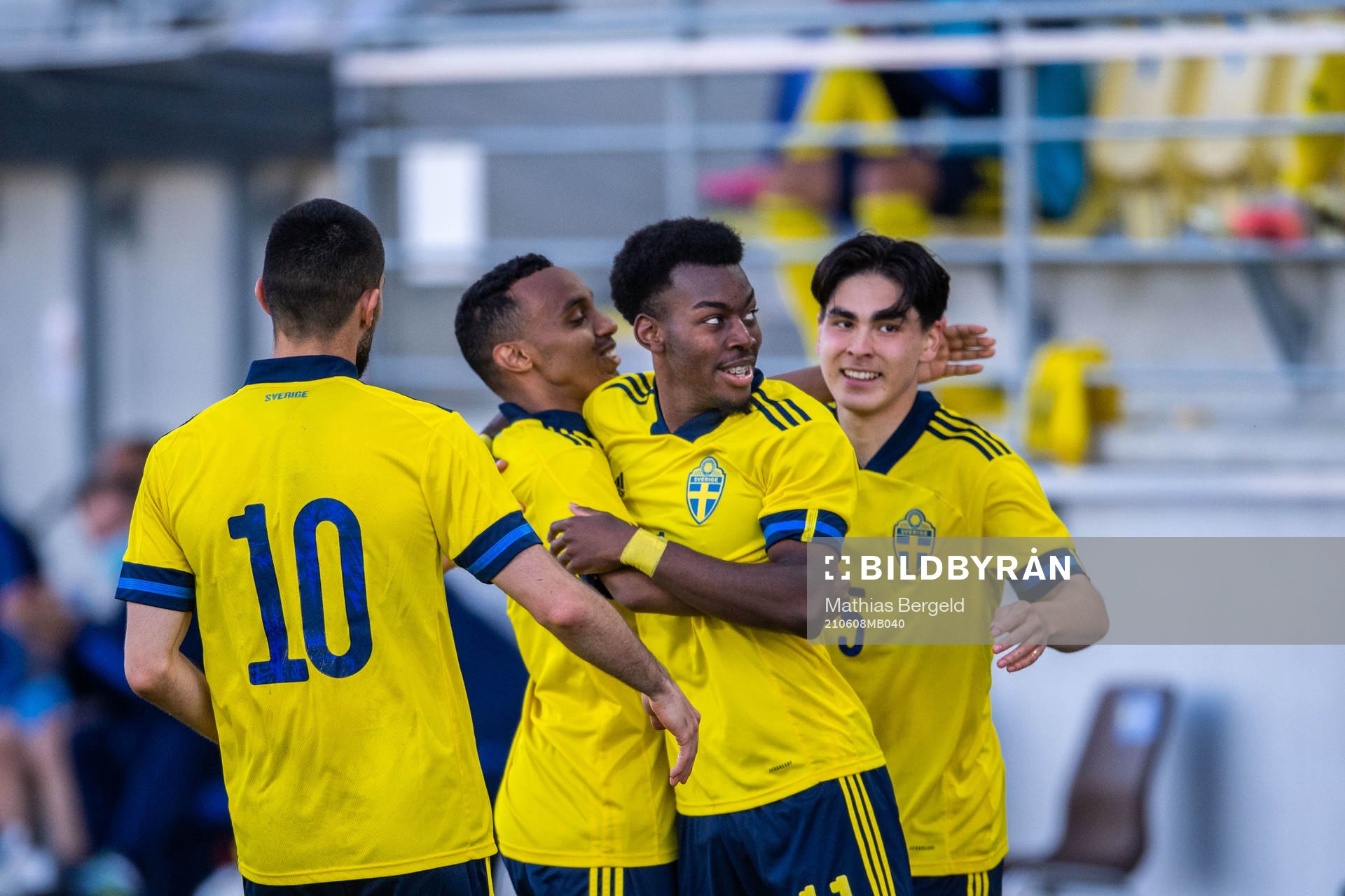 Rami Hajal, Bilal Hussein, Eric Kahl and Anthony Elanga of