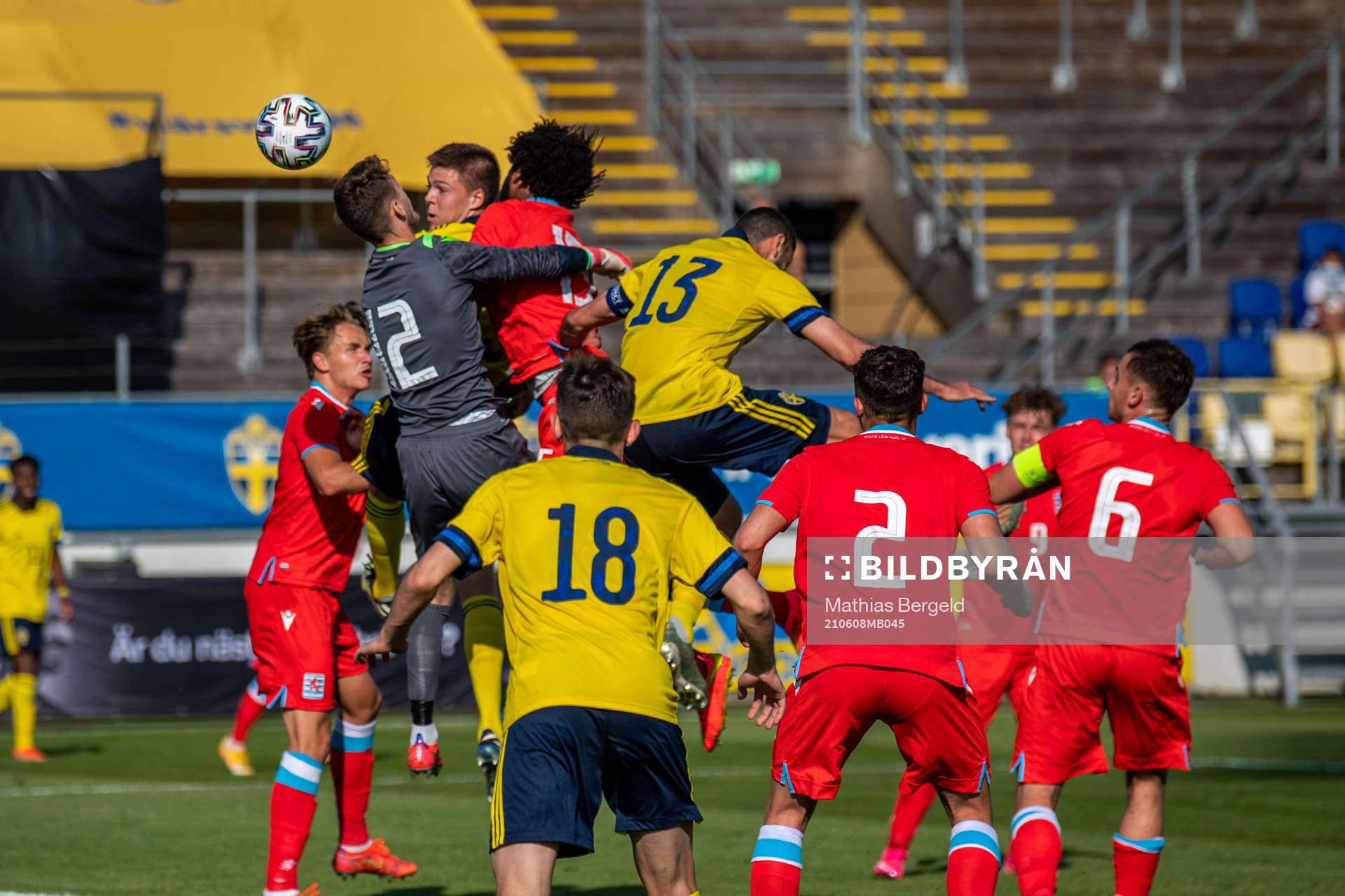 Emil Holm of Sweden scores 4-0