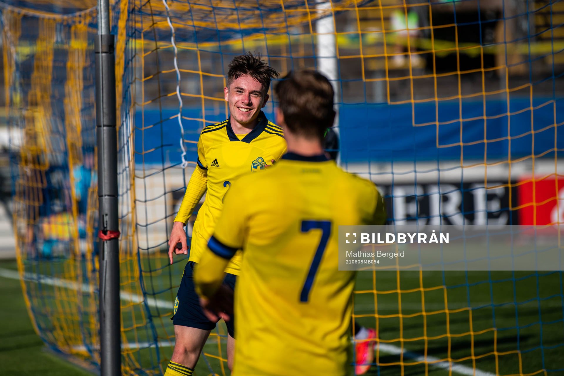 Patrik Wålemark of Sweden celebrates 6-0
